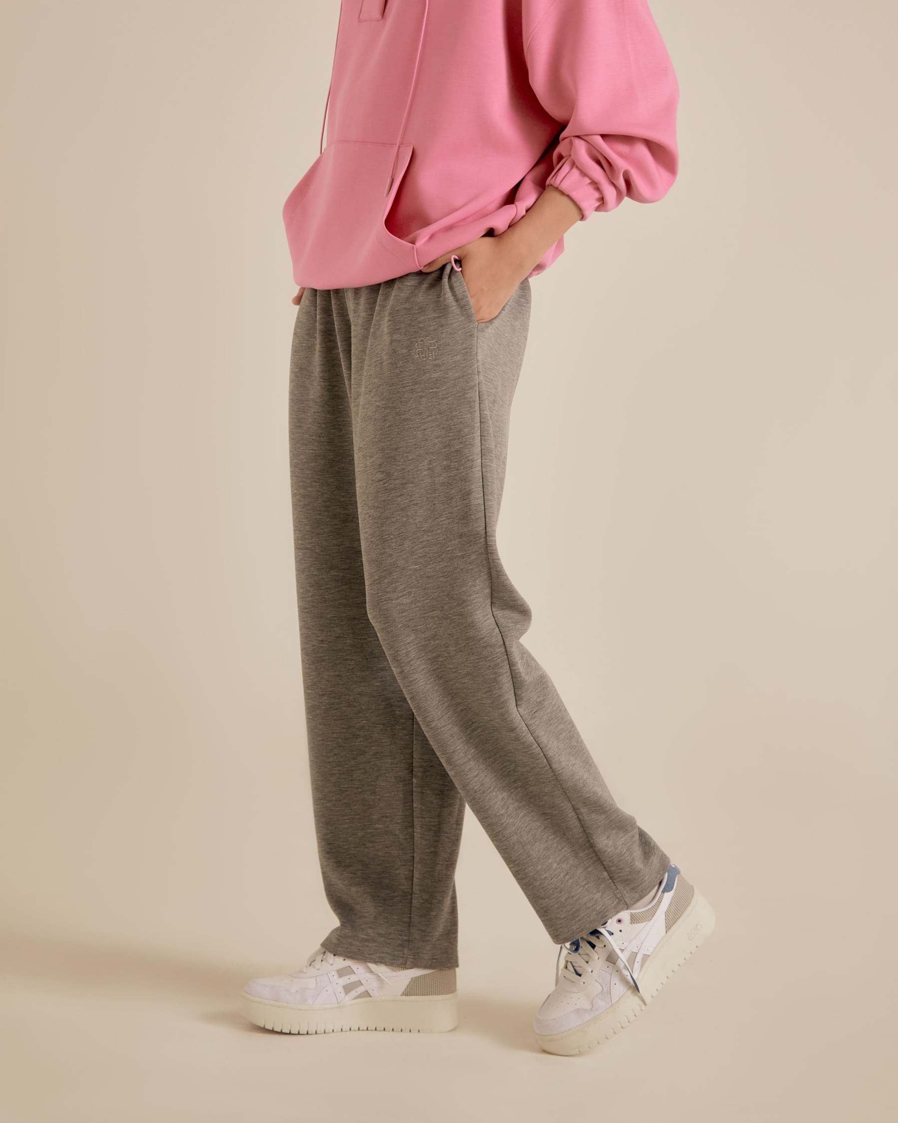 Jara Grey Tapered Pants