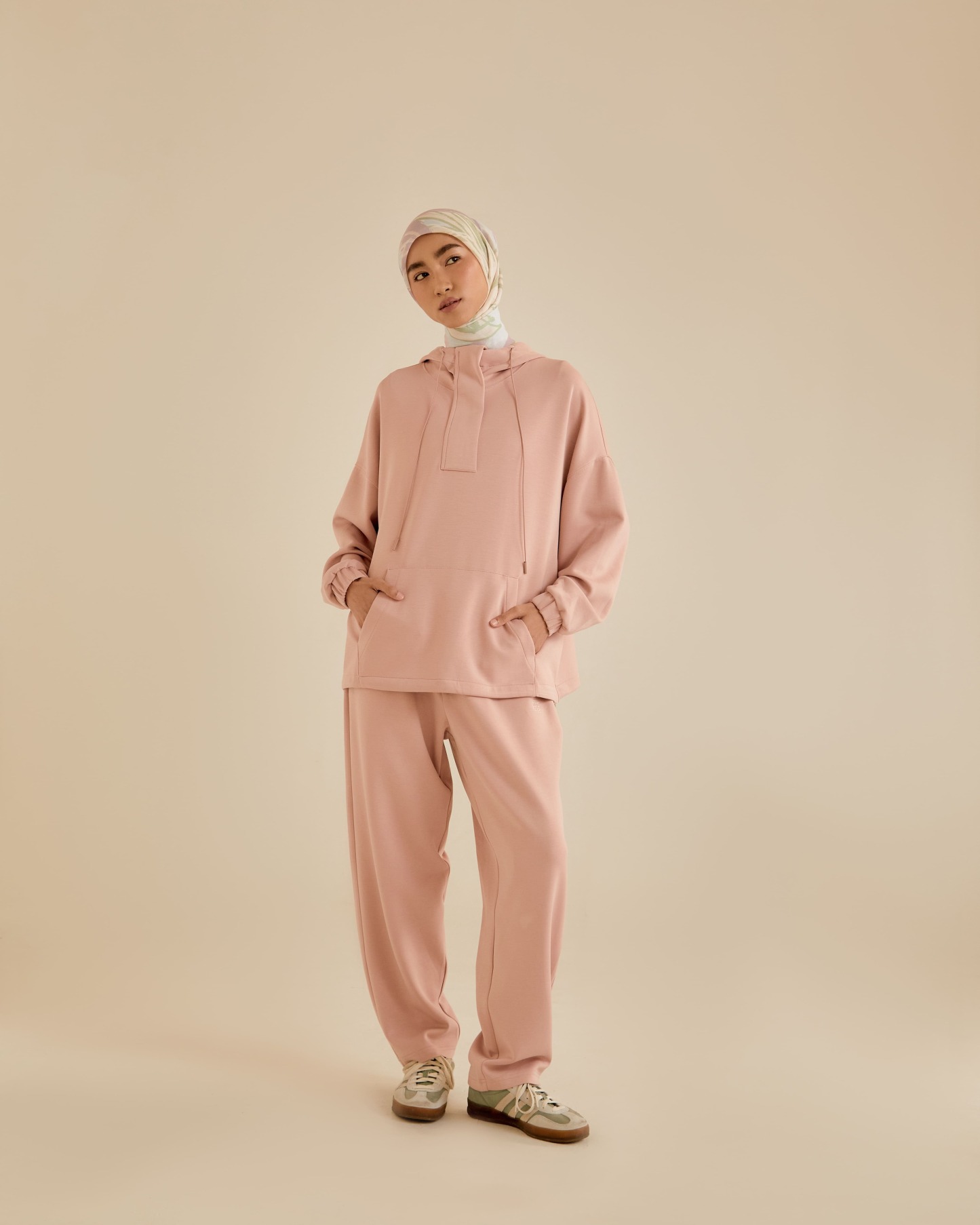 Neena Dusty Pink Hoodie Jumper