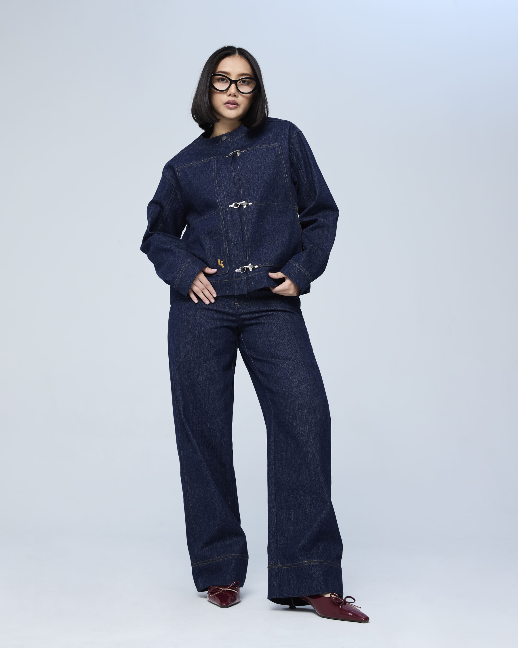 Dark Blue Denim Trucker Jacket