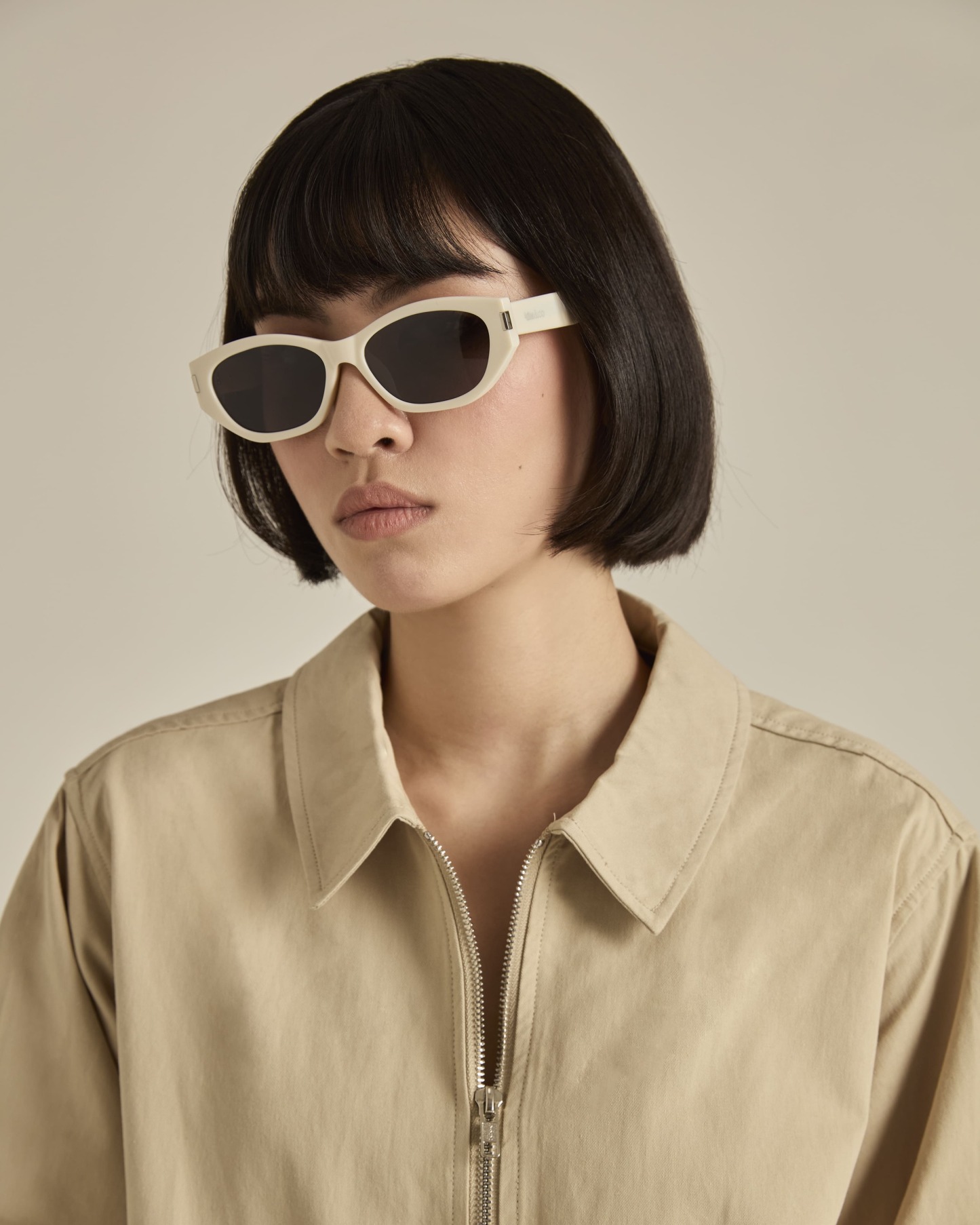 White Square Sunglasses