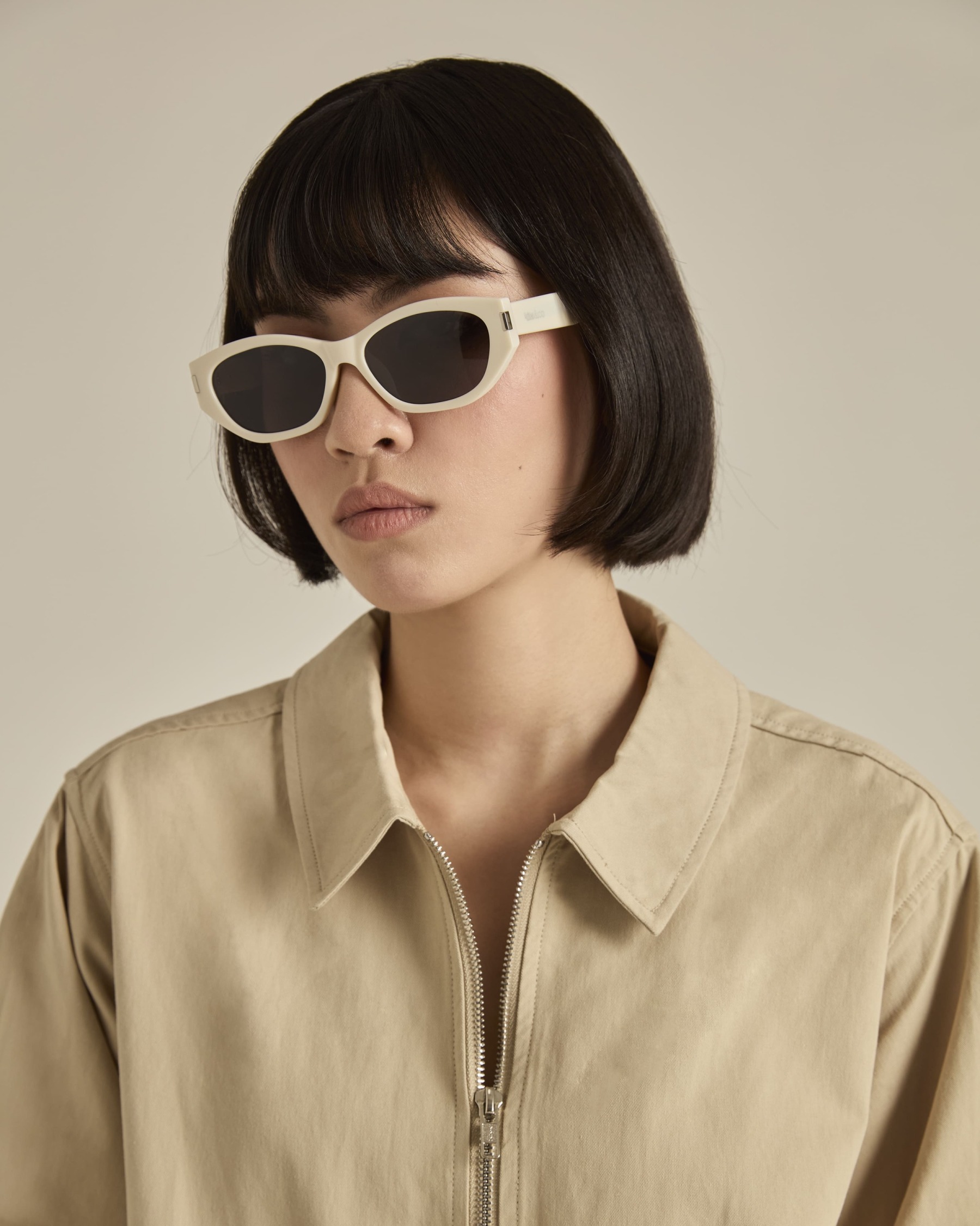 White Square Sunglasses