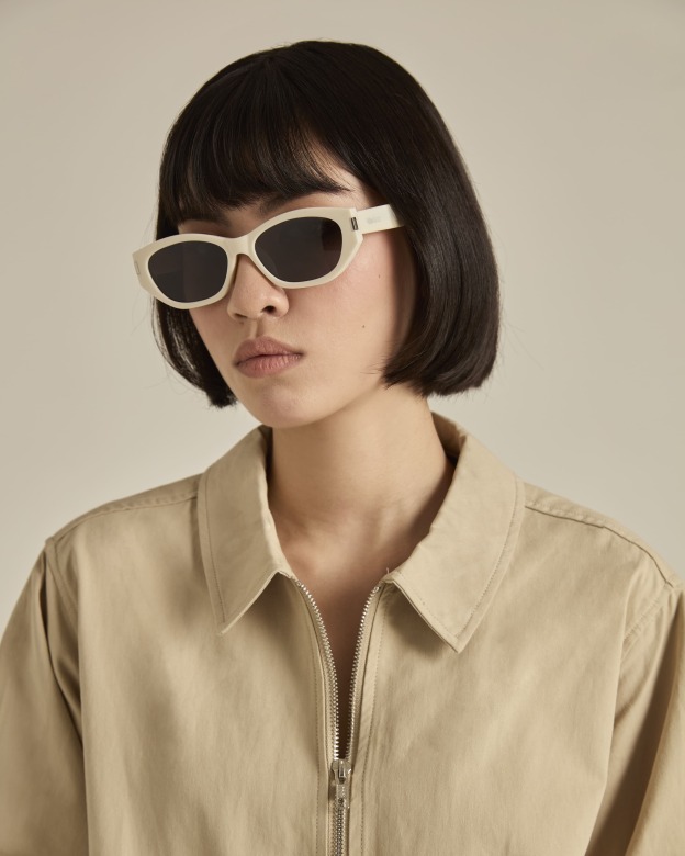 White Square Sunglasses