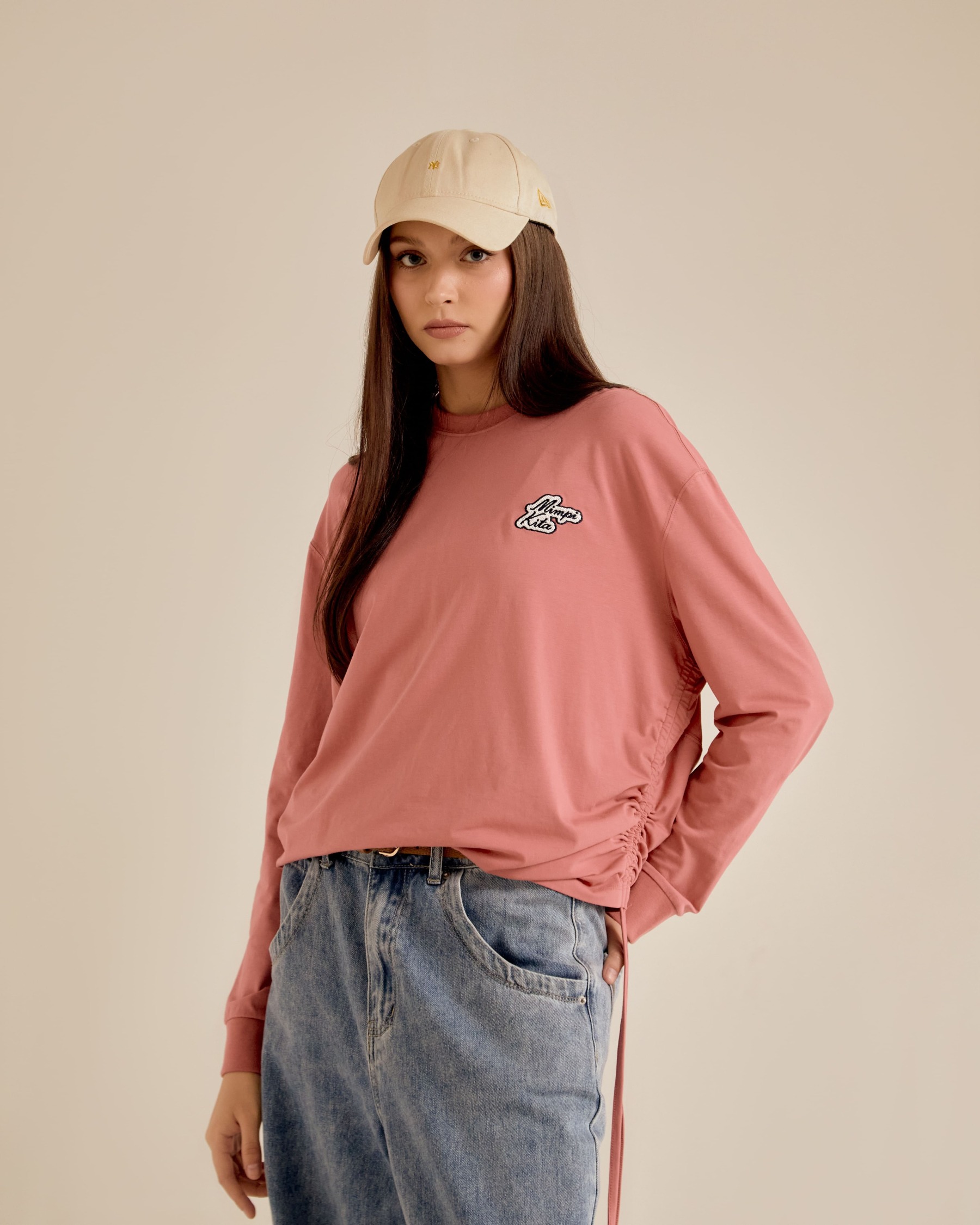 Lola Dusty Pink Long Sleeve T-Shirt