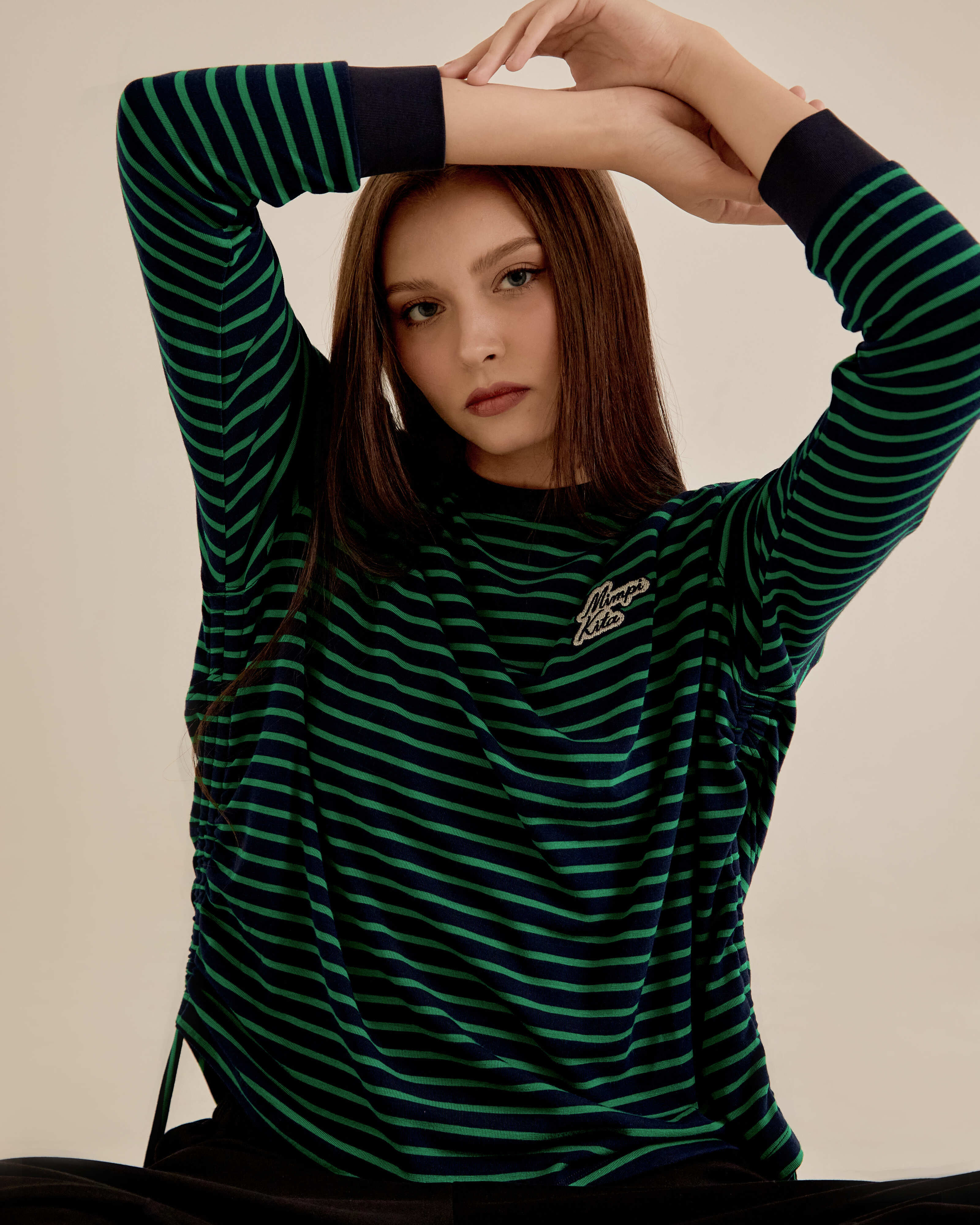 Lola Navy Long Sleeve T-Shirt