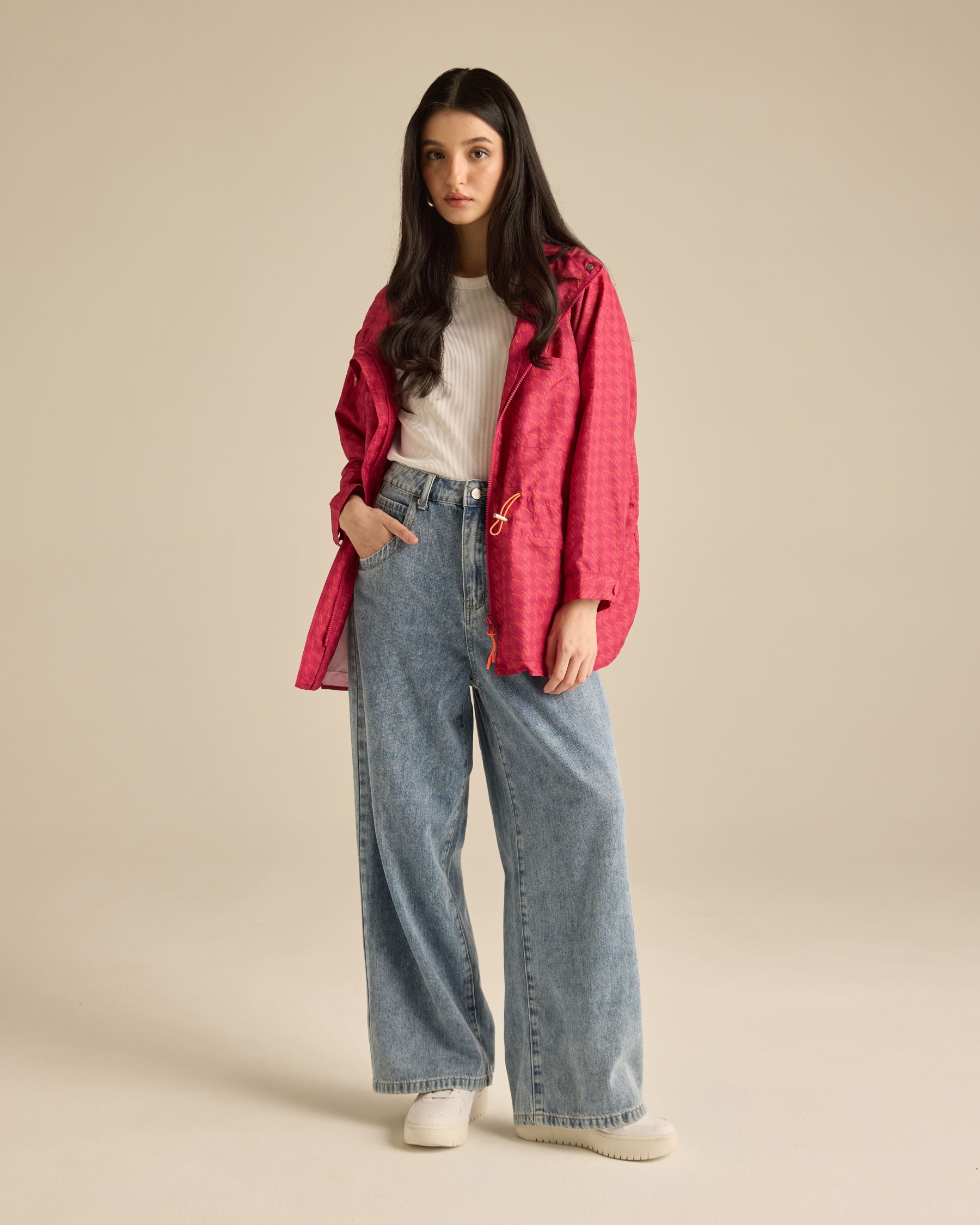 Misha Printed Parka Jacket