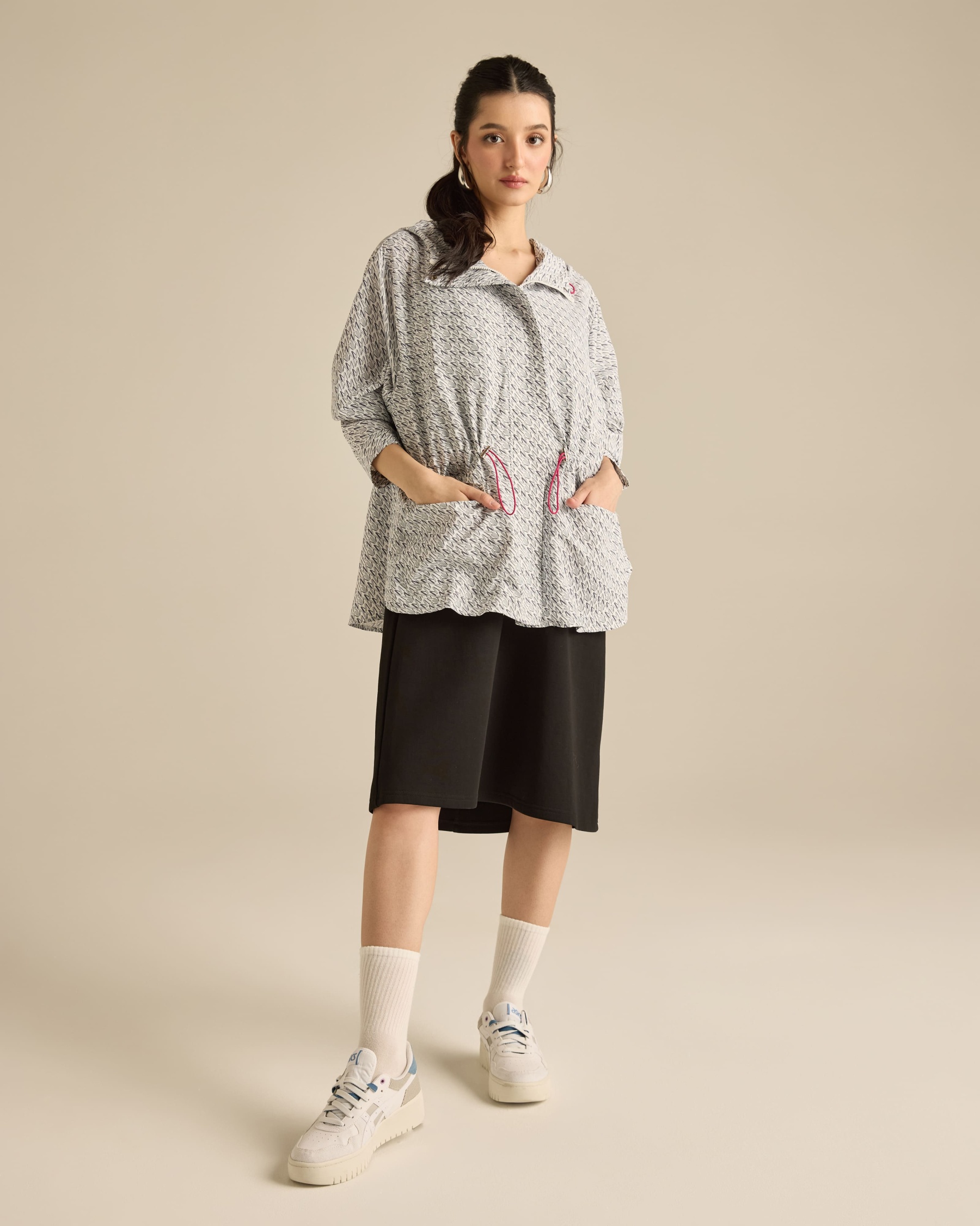 Misha Printed Parka Jacket