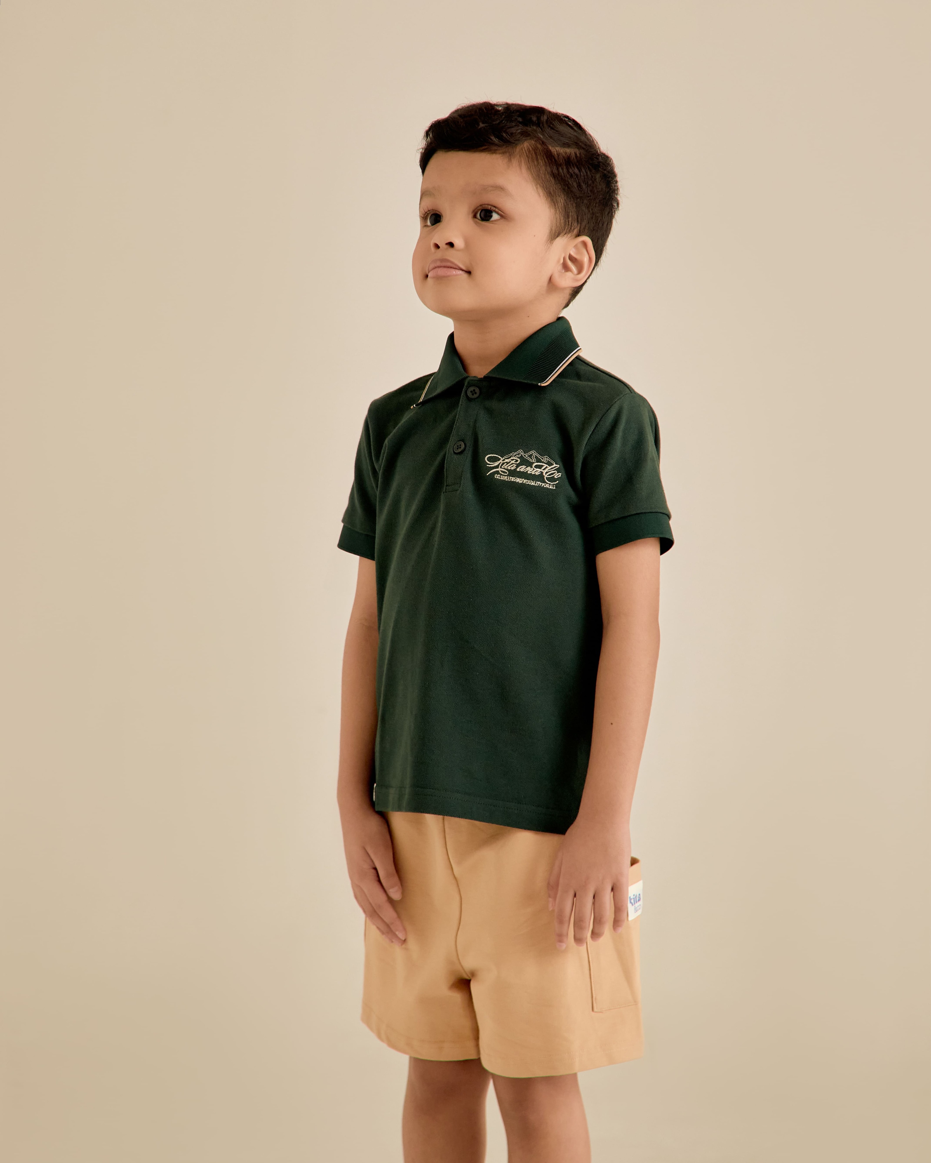 Mini Signature Emerald Regular Fit Polo Shirt