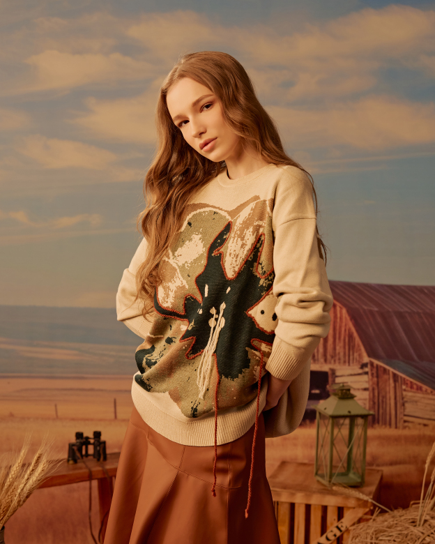 Leana Knitted Wool Top