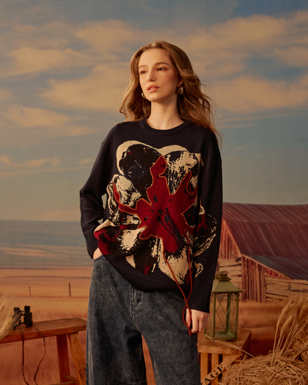 Leana Knitted Wool Top