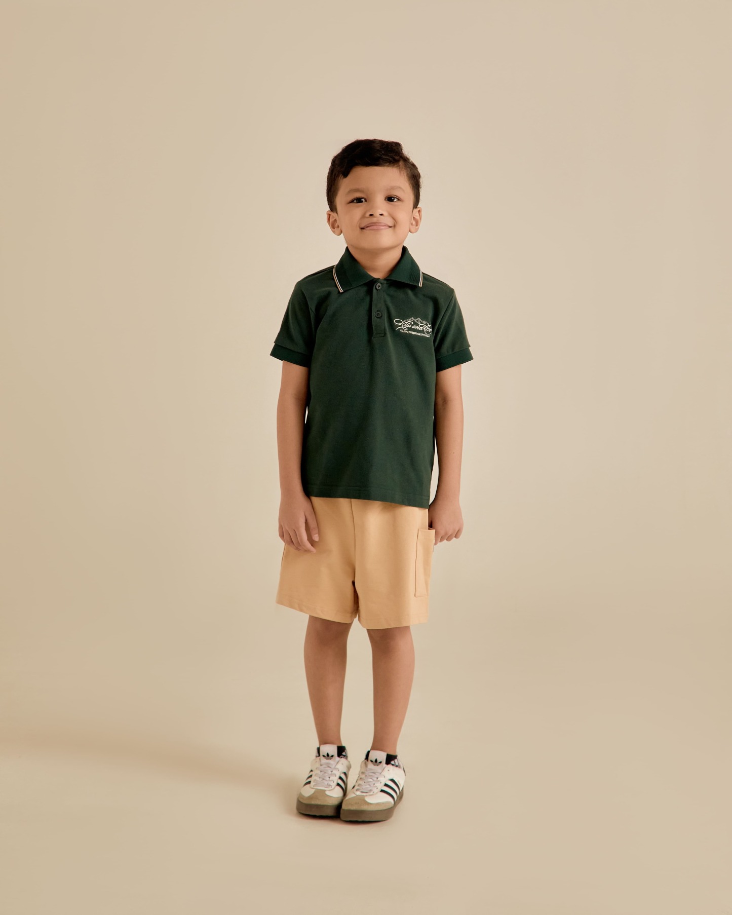Mini Signature Emerald Regular Fit Polo Shirt