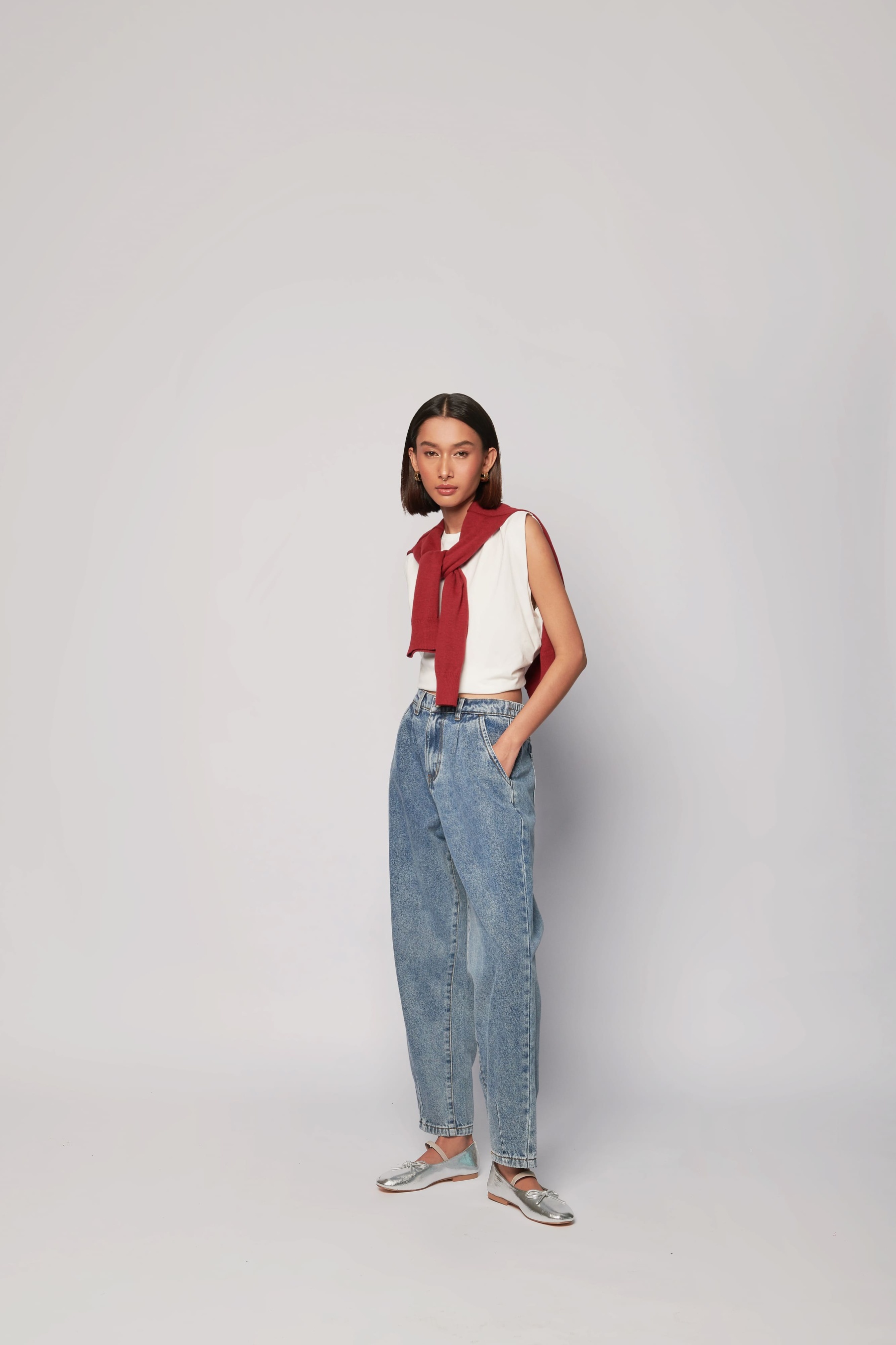 Madre Acid Wash Blue Jeans