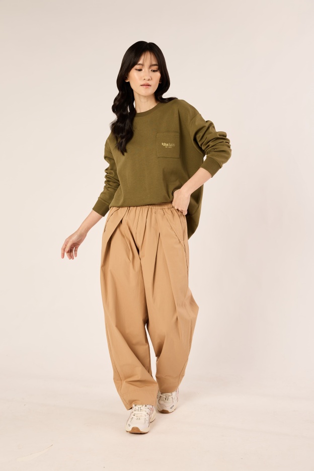 Olive Green Jumper - Women's