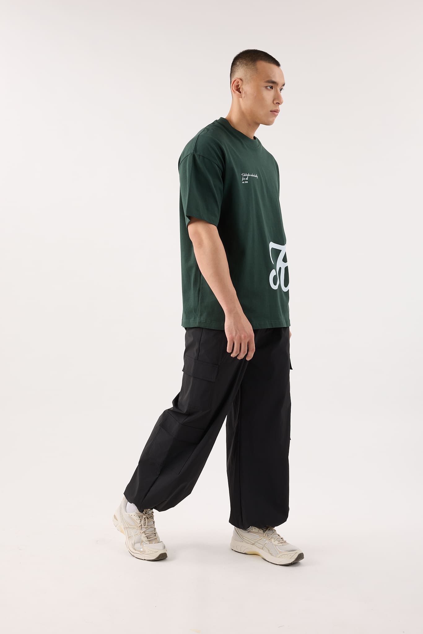 Jet Black Cargo Pants