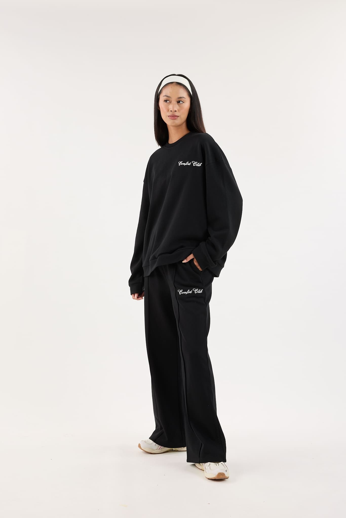 Jet Black Comfy Co-ord Set