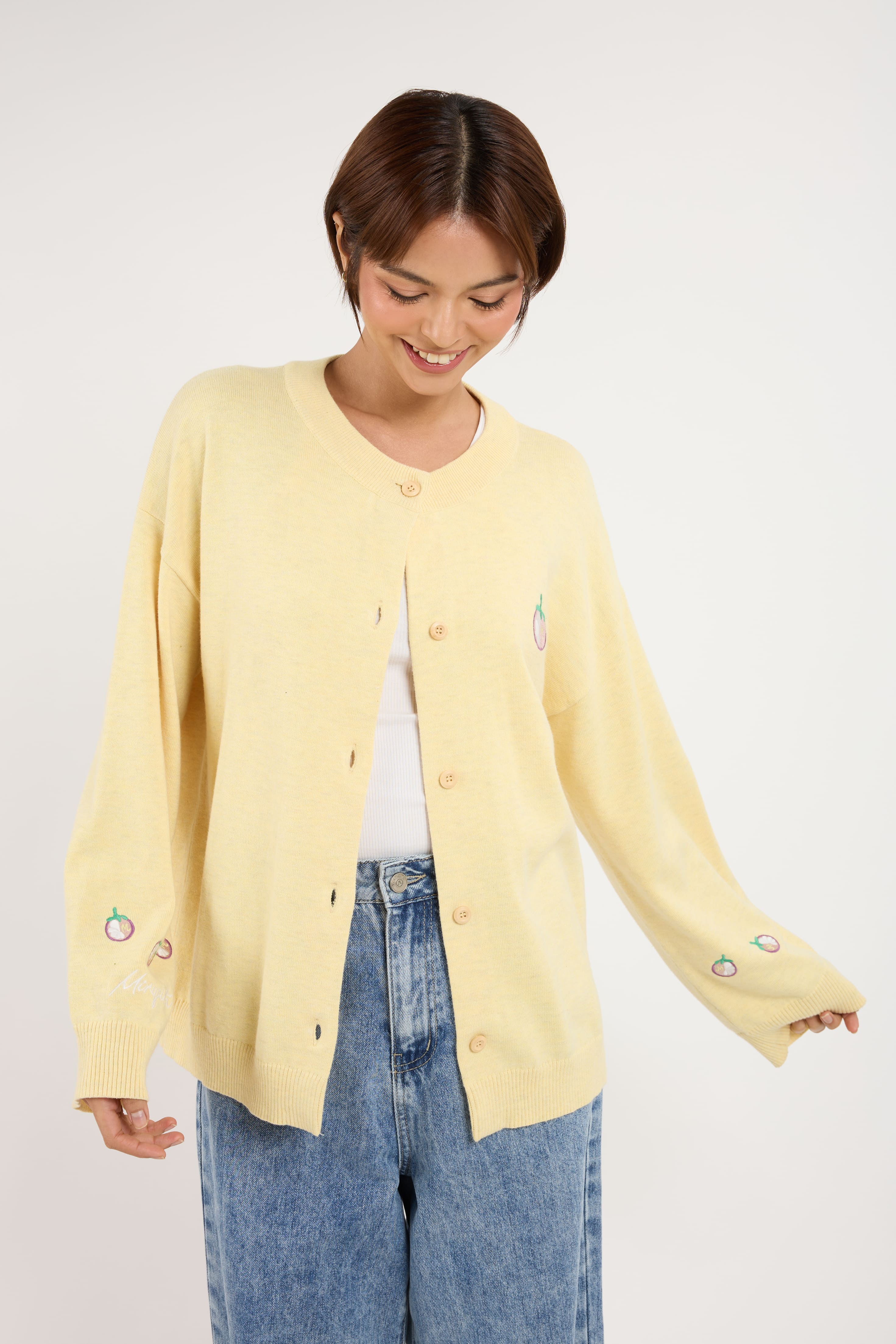 buy yellow cardigan
