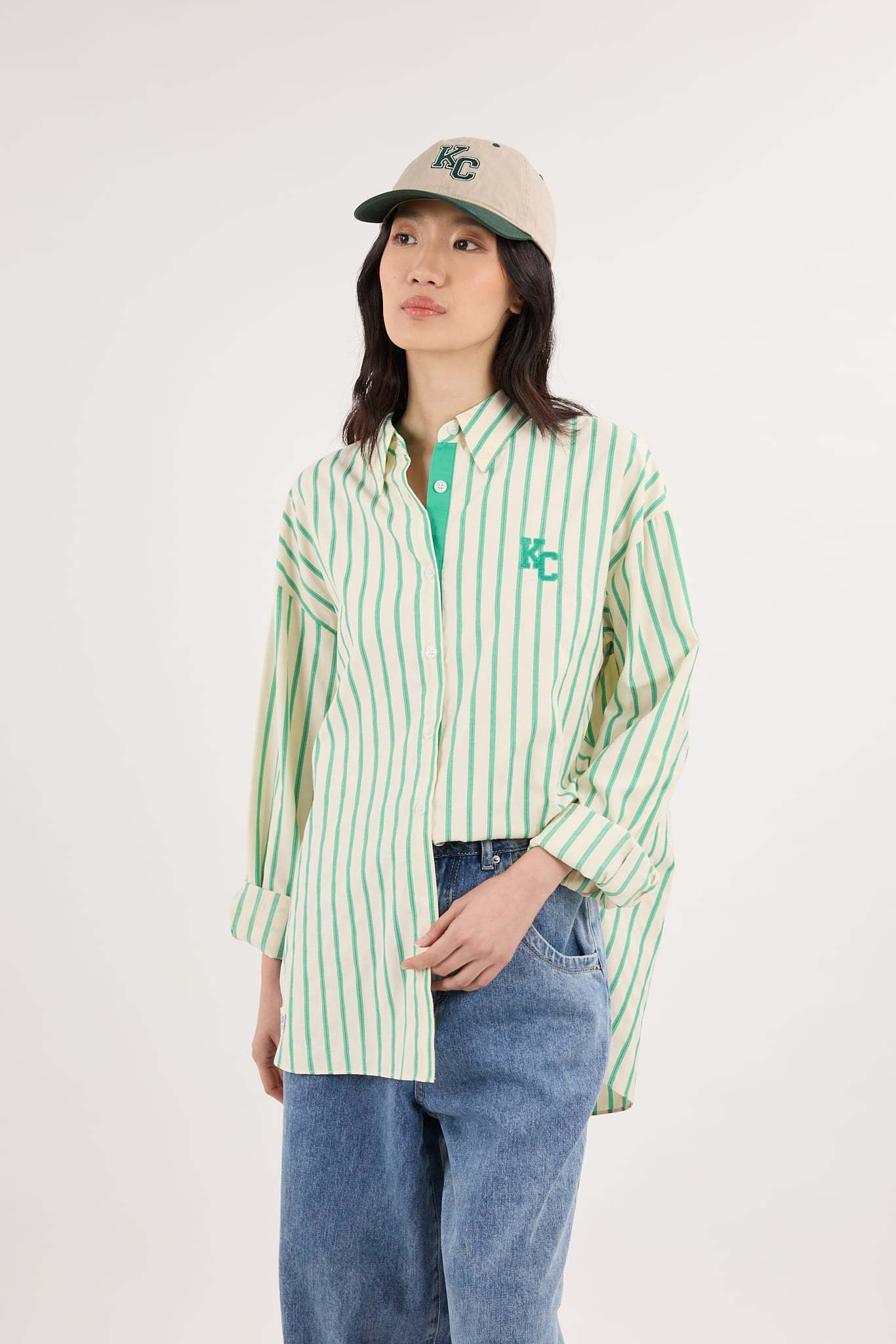 Sea Green Capsule Striped Shirt