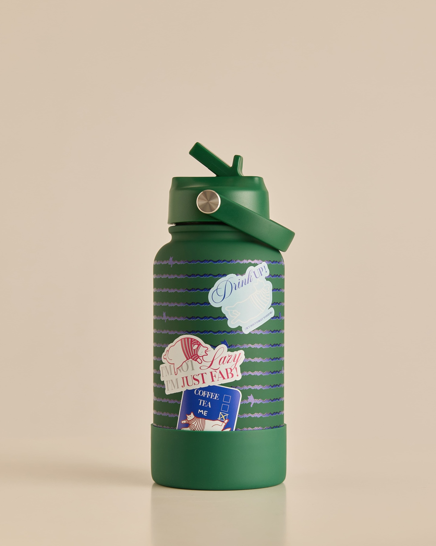 Meowsie Green Regular Tumbler 650ML
