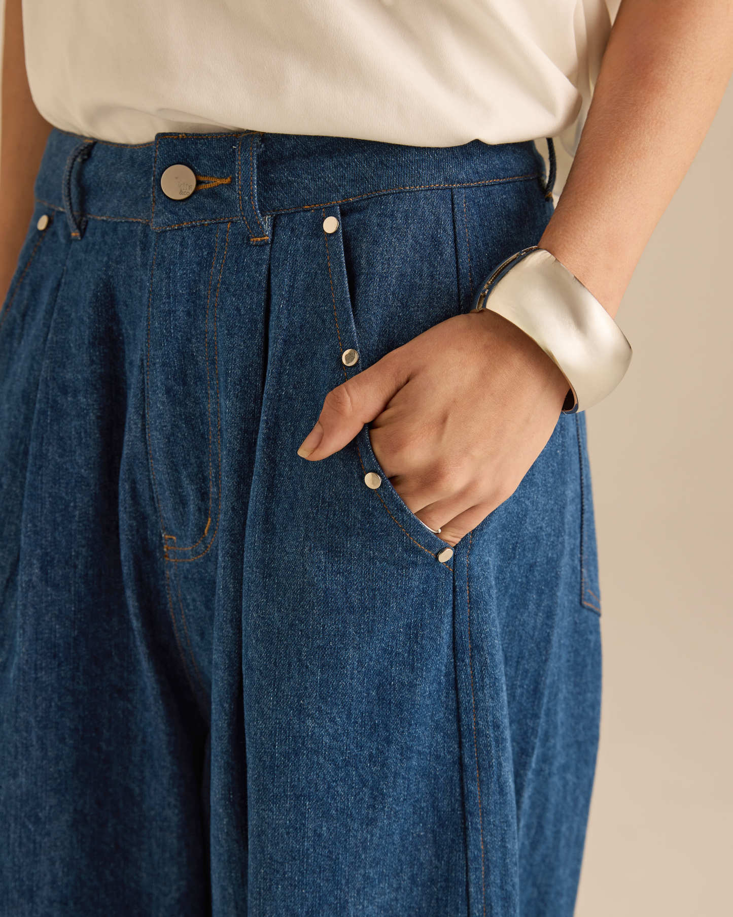 Signature Blue Relaxed Denim Jeans