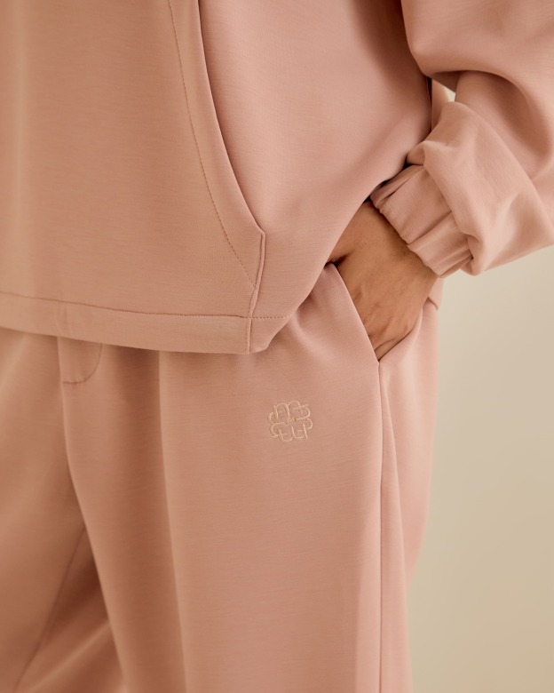 Jara Dusty Pink Tapered Pants