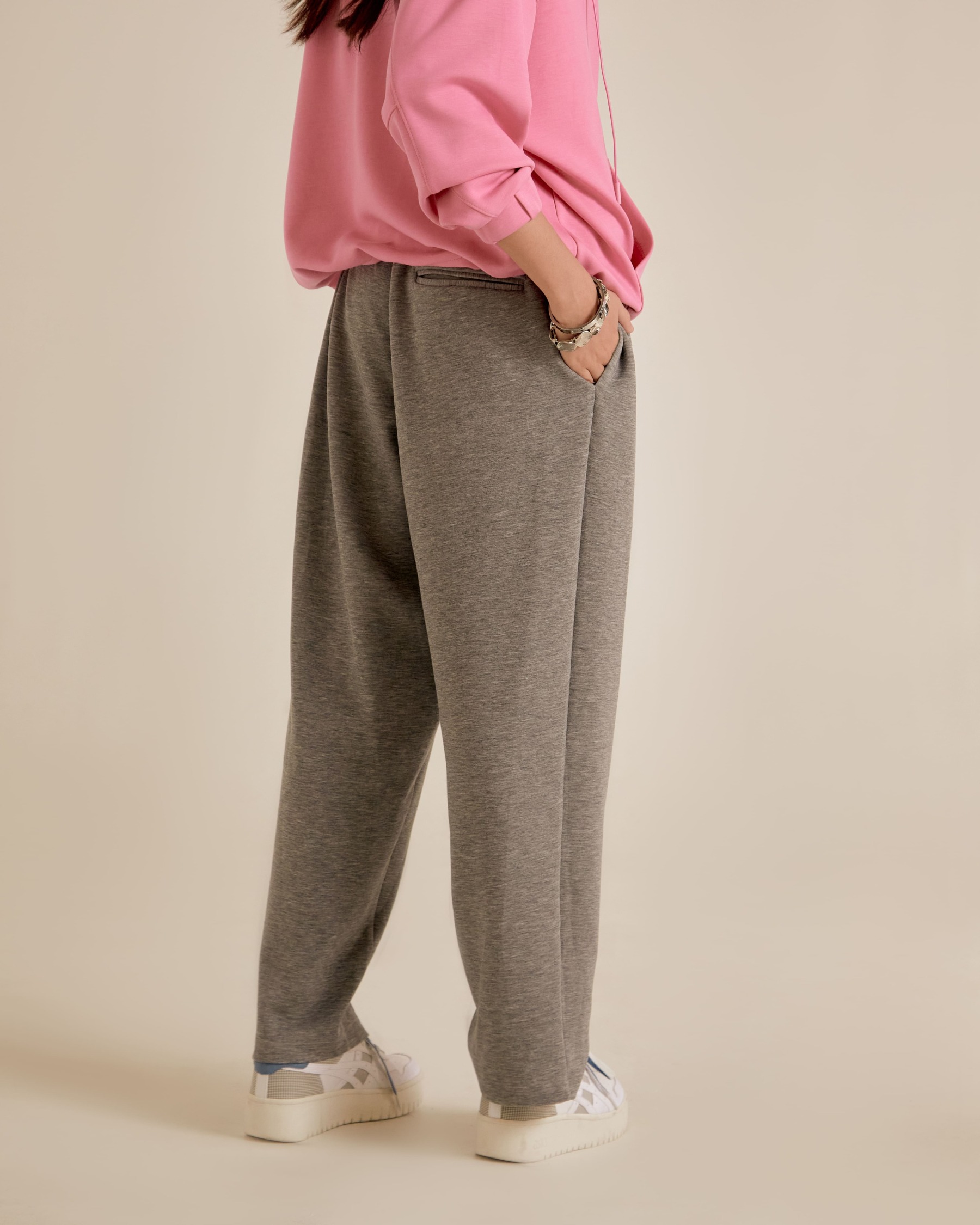 Jara Grey Tapered Pants