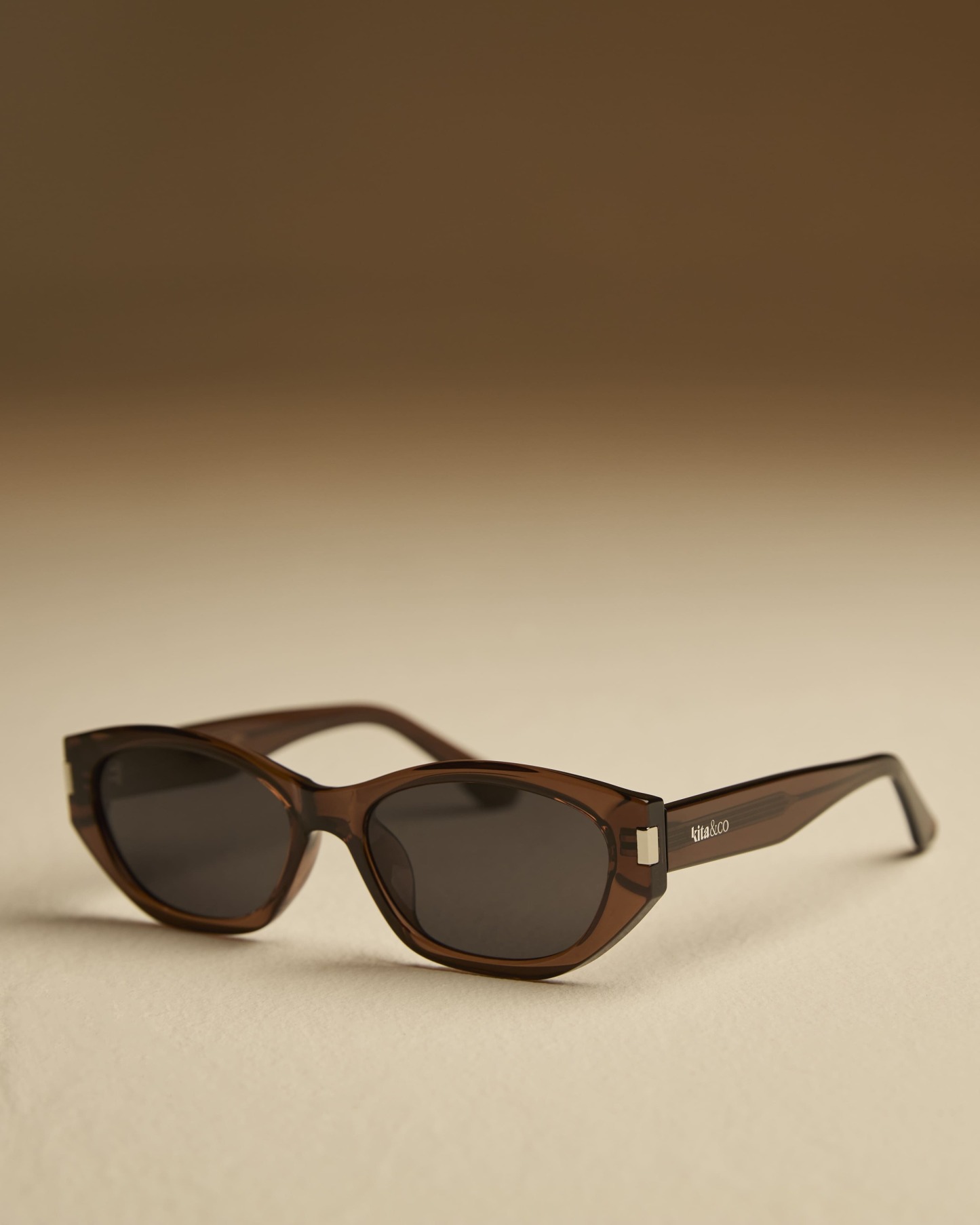 Dark Brown Square Sunglasses