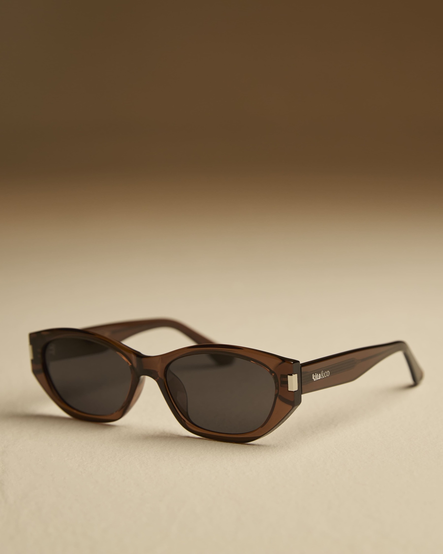Dark Brown Square Sunglasses