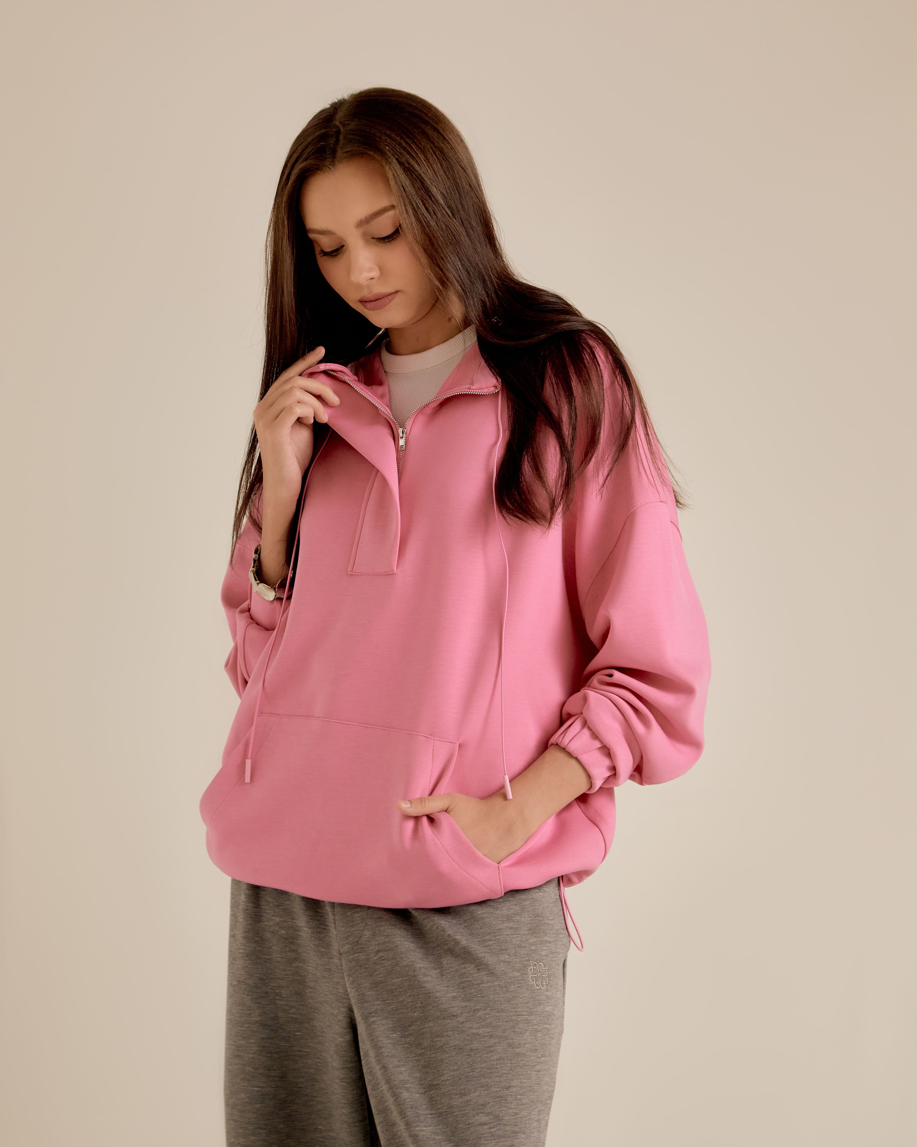 Neena Pink Hoodie Jumper