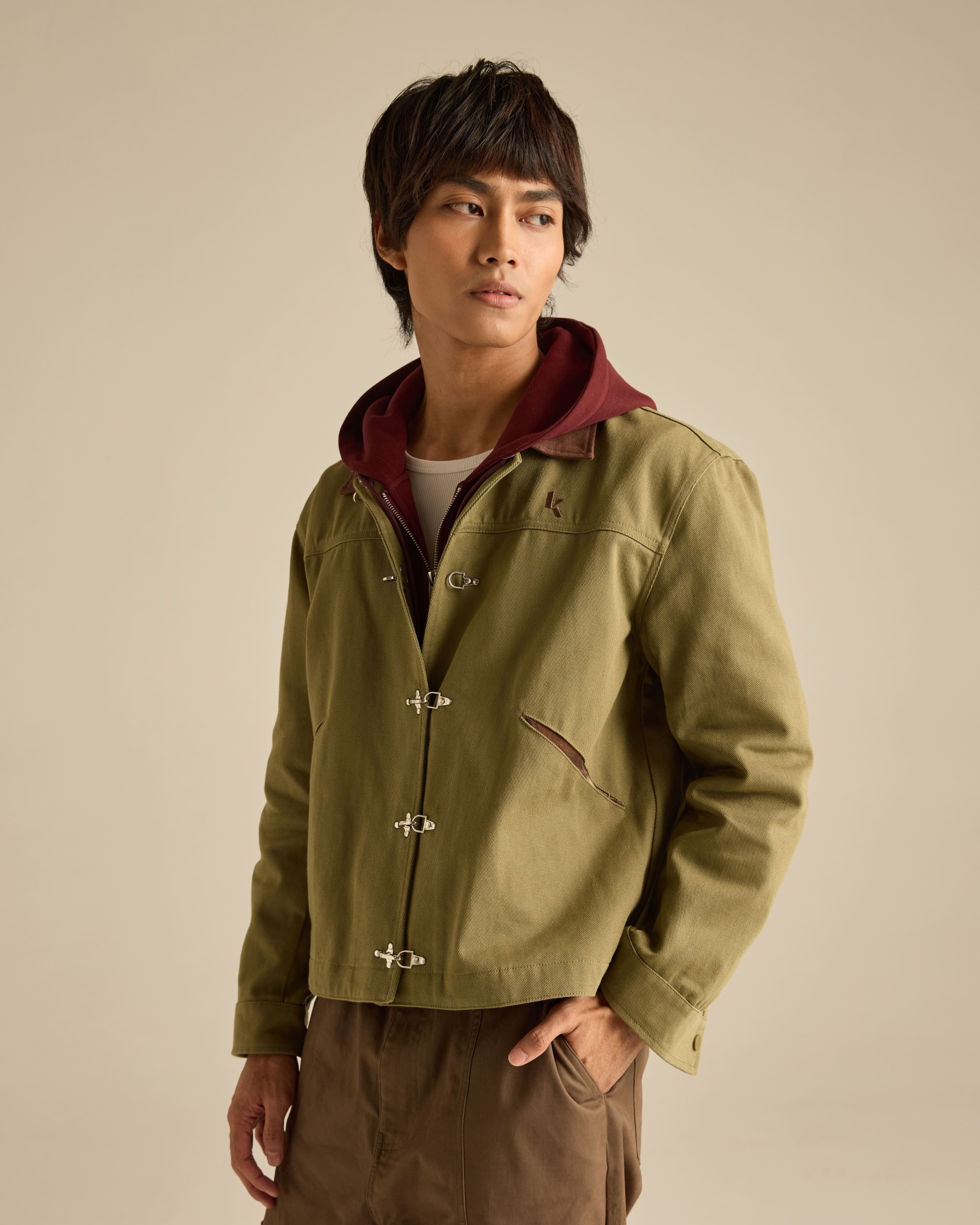 Collared Trucker Jacket