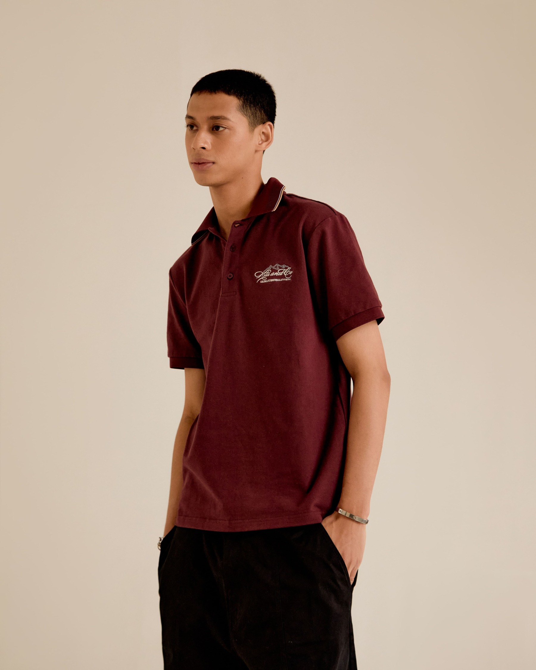 Signature Maroon Regular Fit Polo Shirt