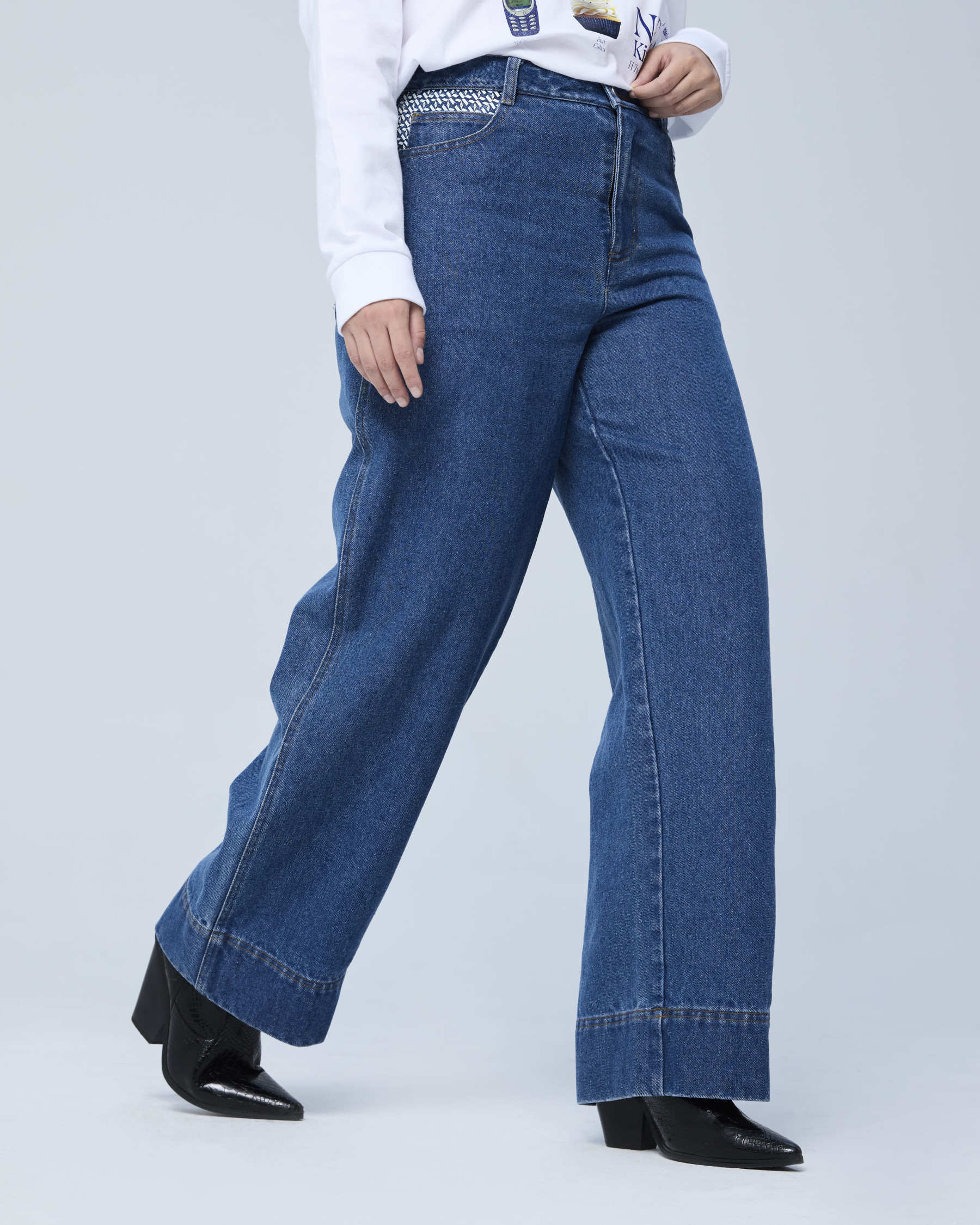 Blue Stamp Denim Regular Straight Jeans