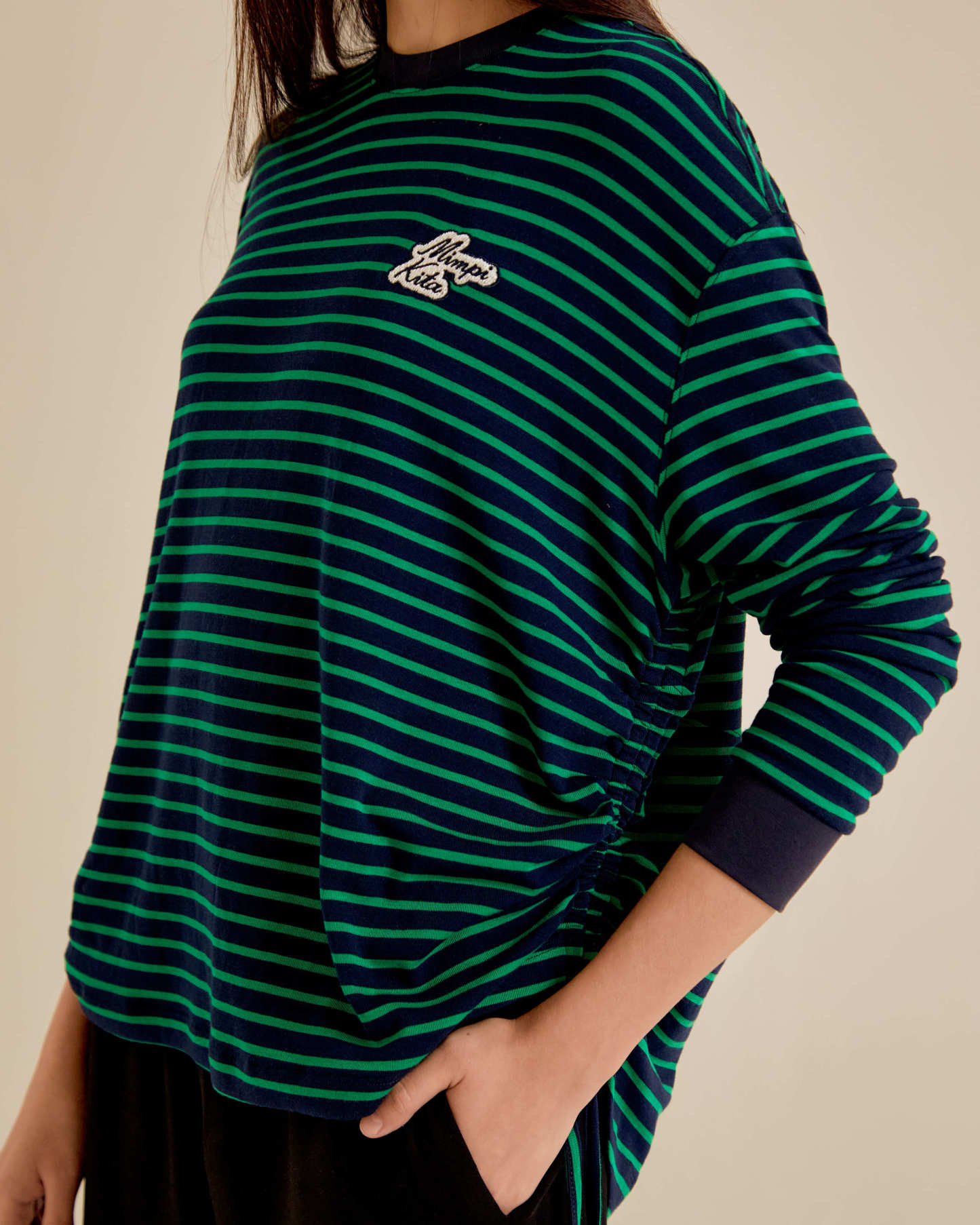 Lola Navy Long Sleeve T-Shirt