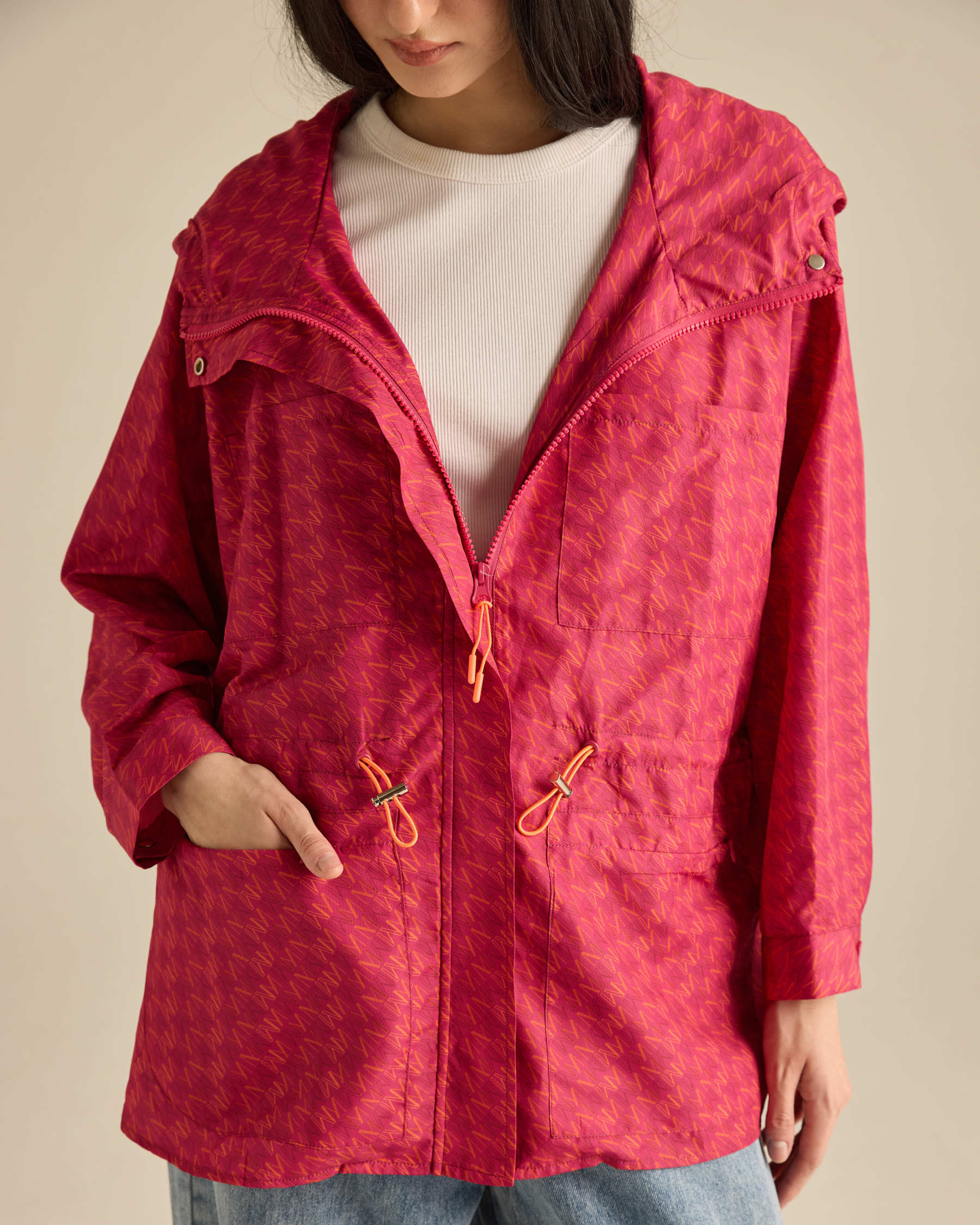 Misha Printed Parka Jacket