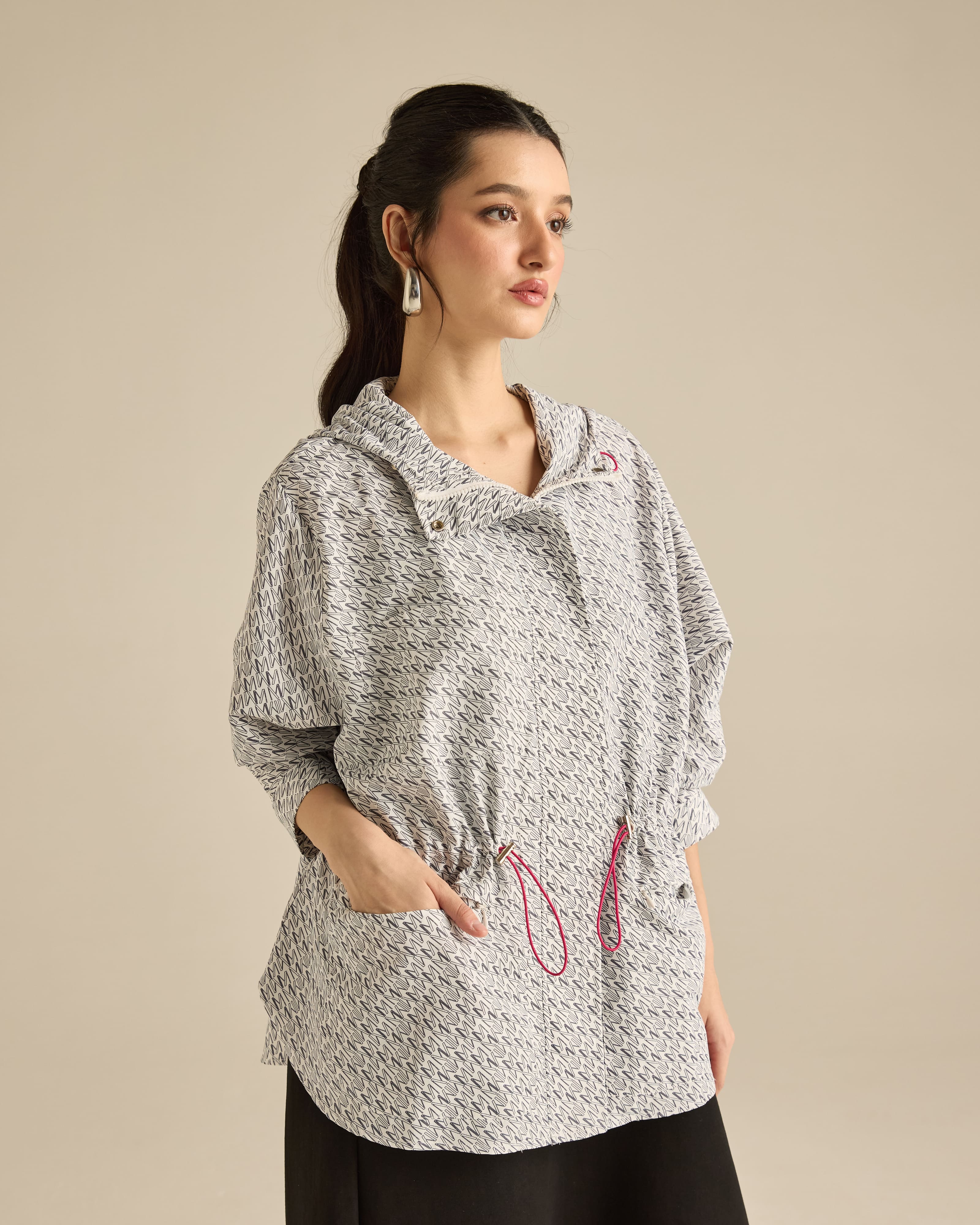 Misha Printed Parka Jacket