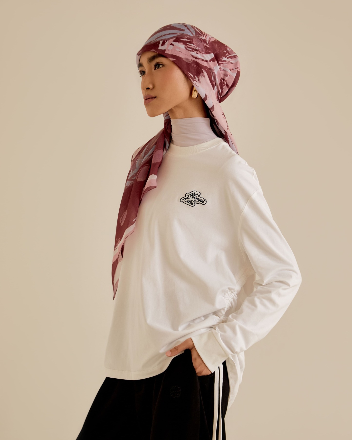 Lola White Long Sleeve T-Shirt