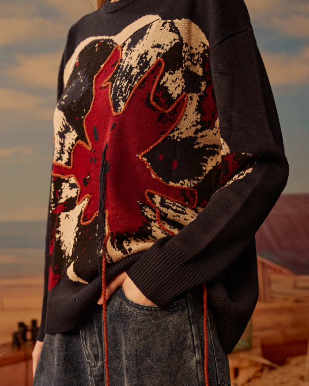 Leana Knitted Wool Top