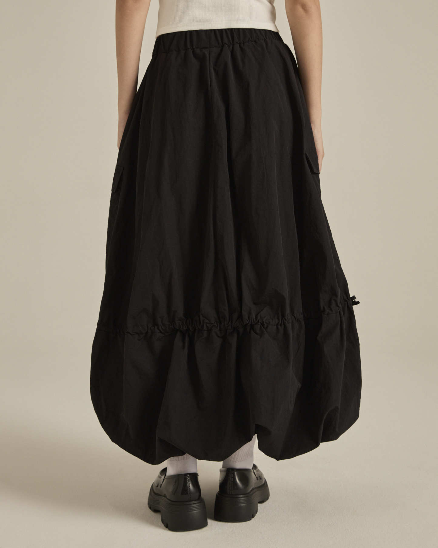 Black Balloon Skirt