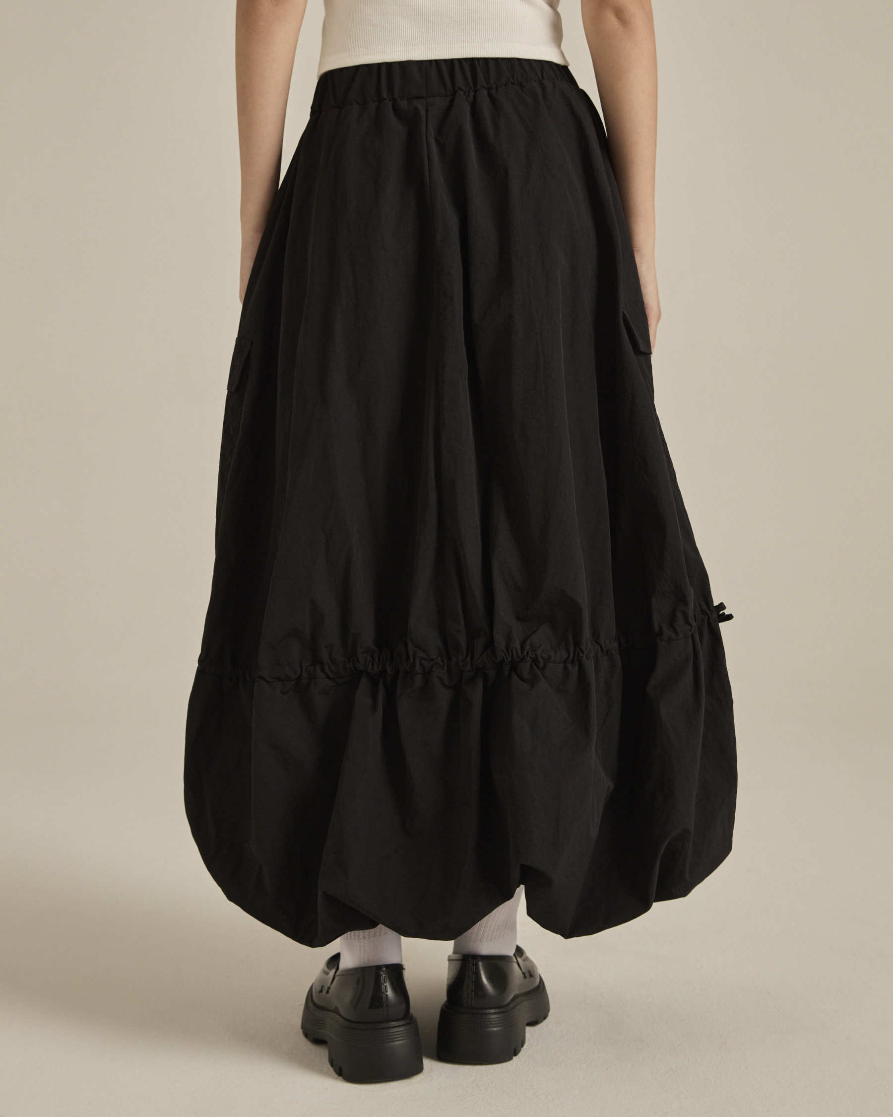 Black Balloon Skirt