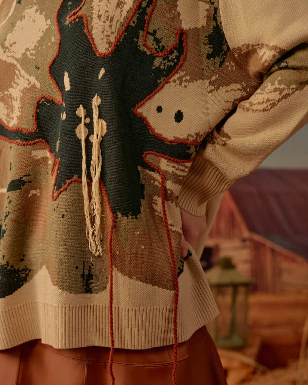 Leana Knitted Wool Top