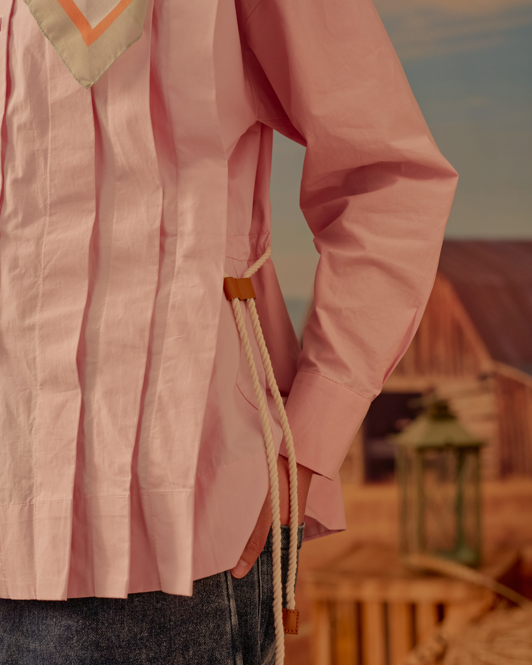 Sahara Pleated Shirt