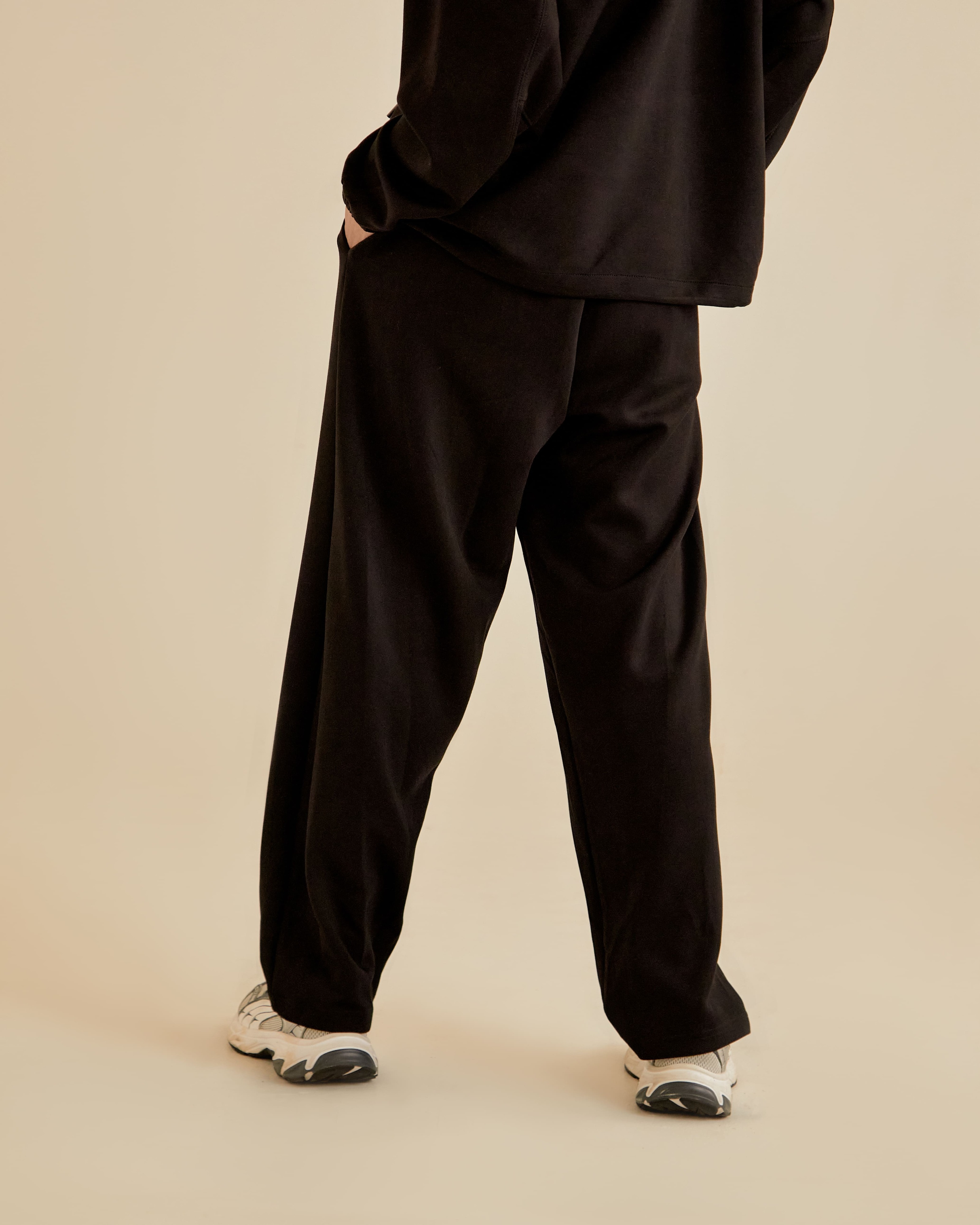 Jara Black Tapered Pants