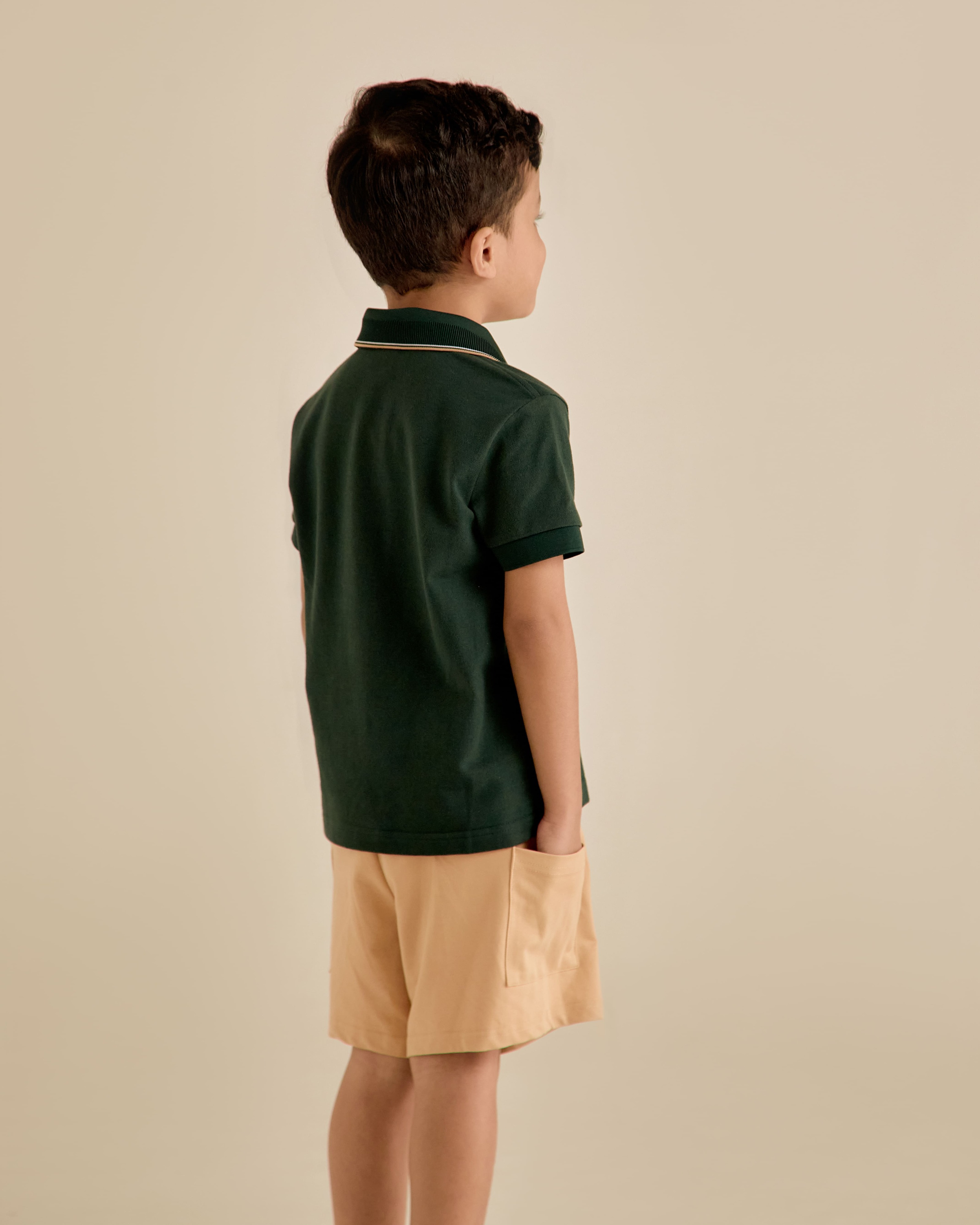 Mini Signature Emerald Regular Fit Polo Shirt