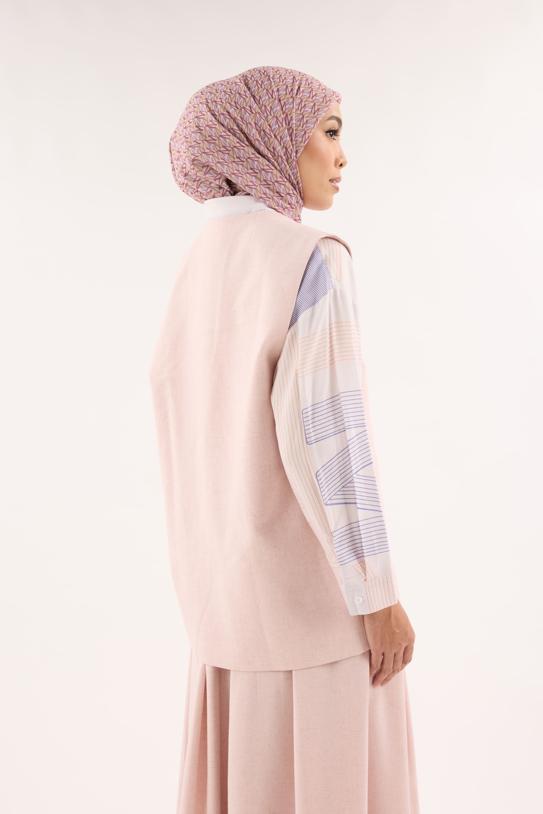 Nelly Pink Structured Vest