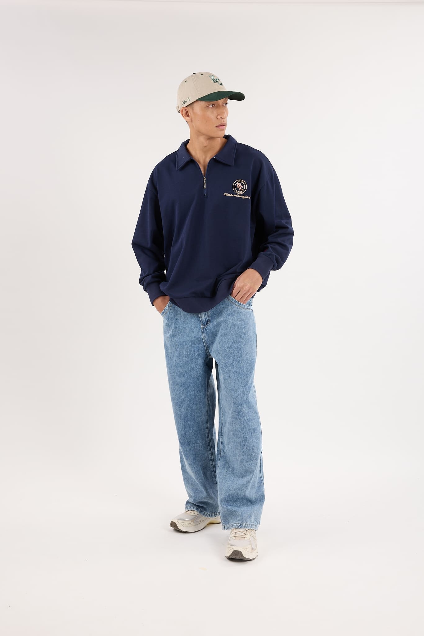 Navy Blue Capsule Oversized Sweatshirt