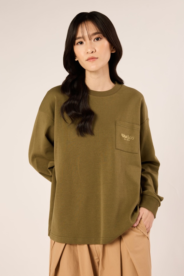 Olive Green Jumper - Women's