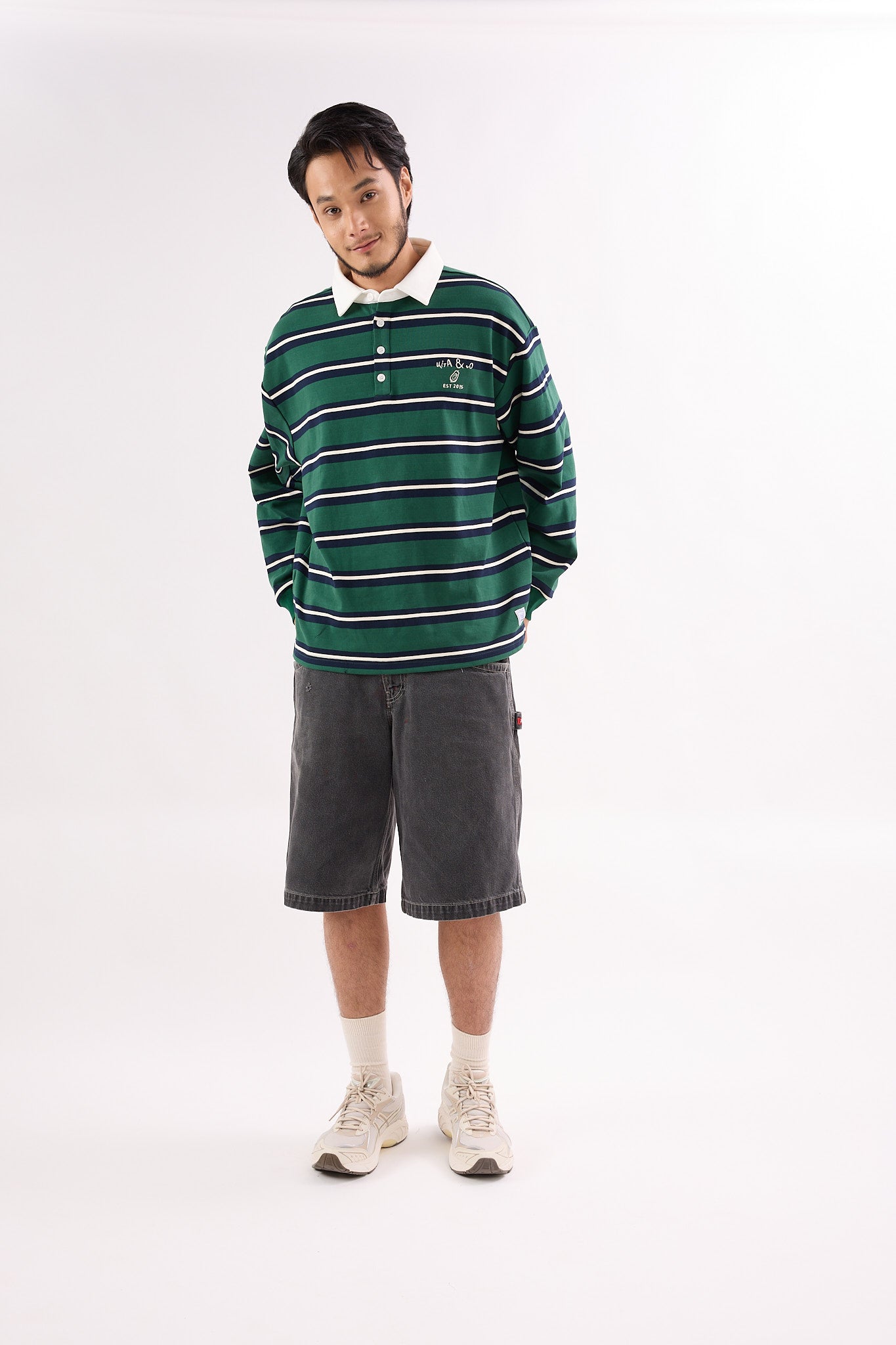 Papaya Pine Green Polo Shirt - Men's