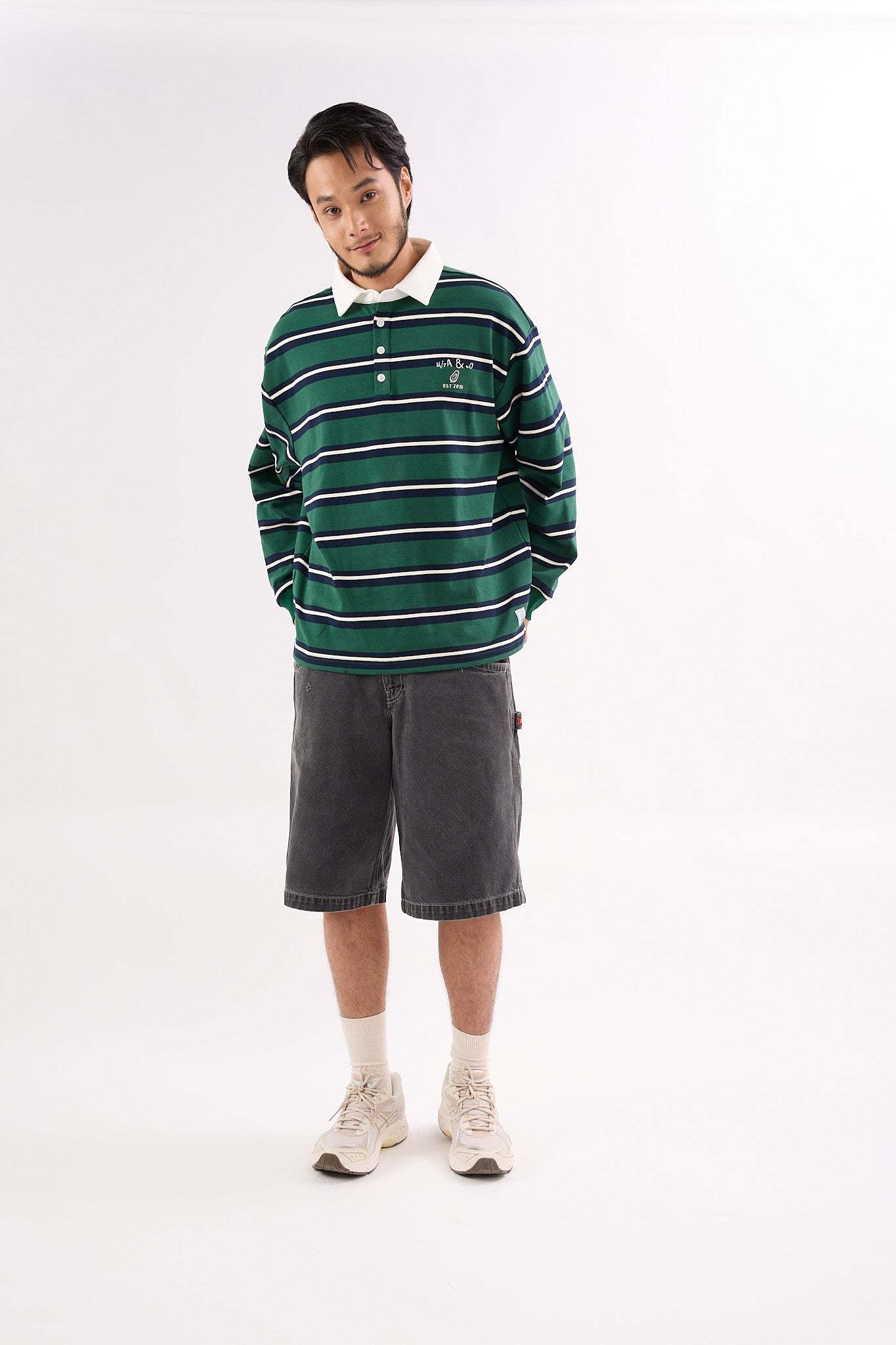 Papaya Pine Green Polo Shirt - Men's