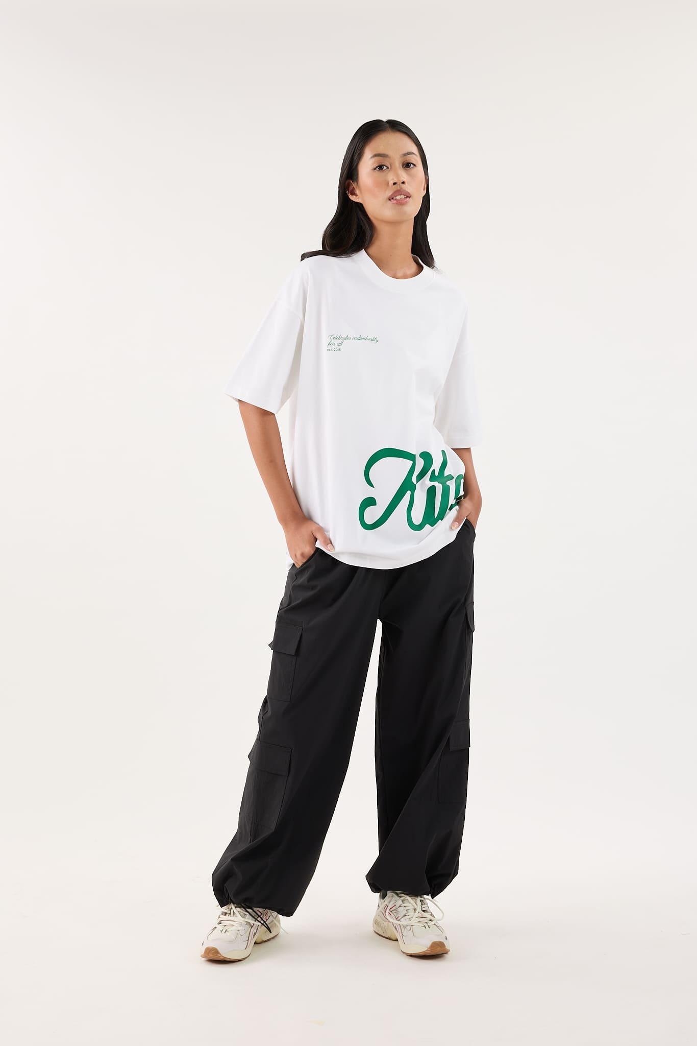 Jet Black Cargo Pants