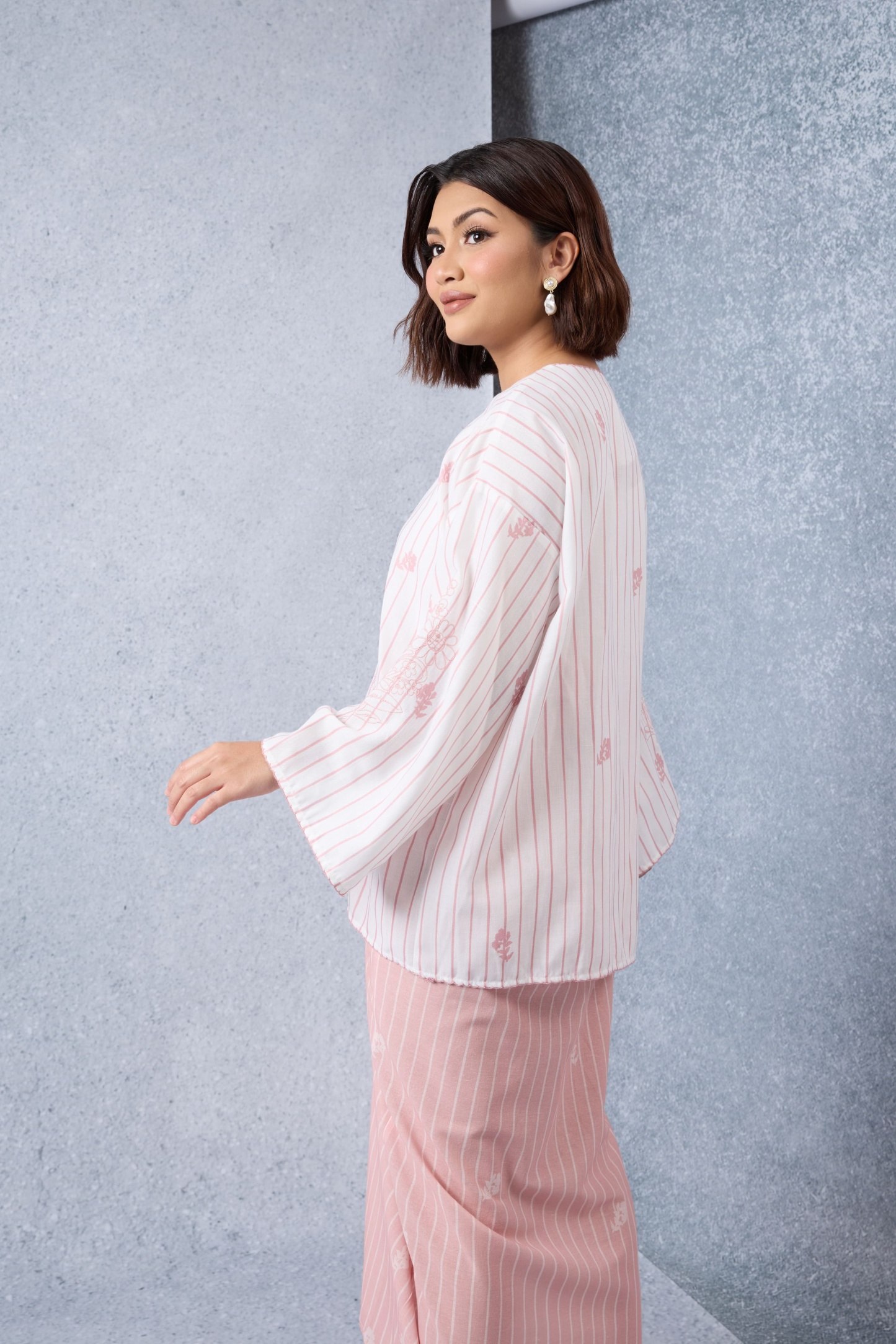 Matahari Dusty Pink Loose Kedah Top