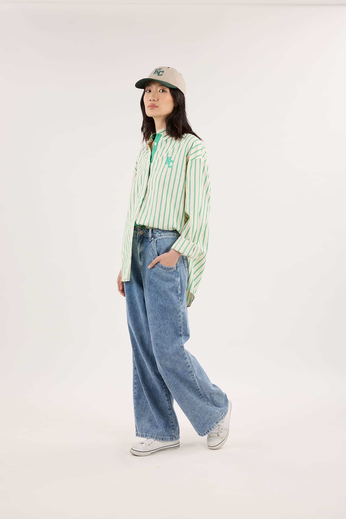 Sea Green Capsule Striped Shirt