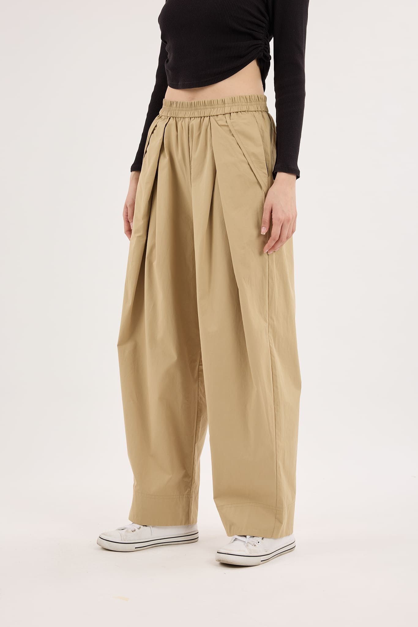 Pale Khaki Capsule Baggy Pants
